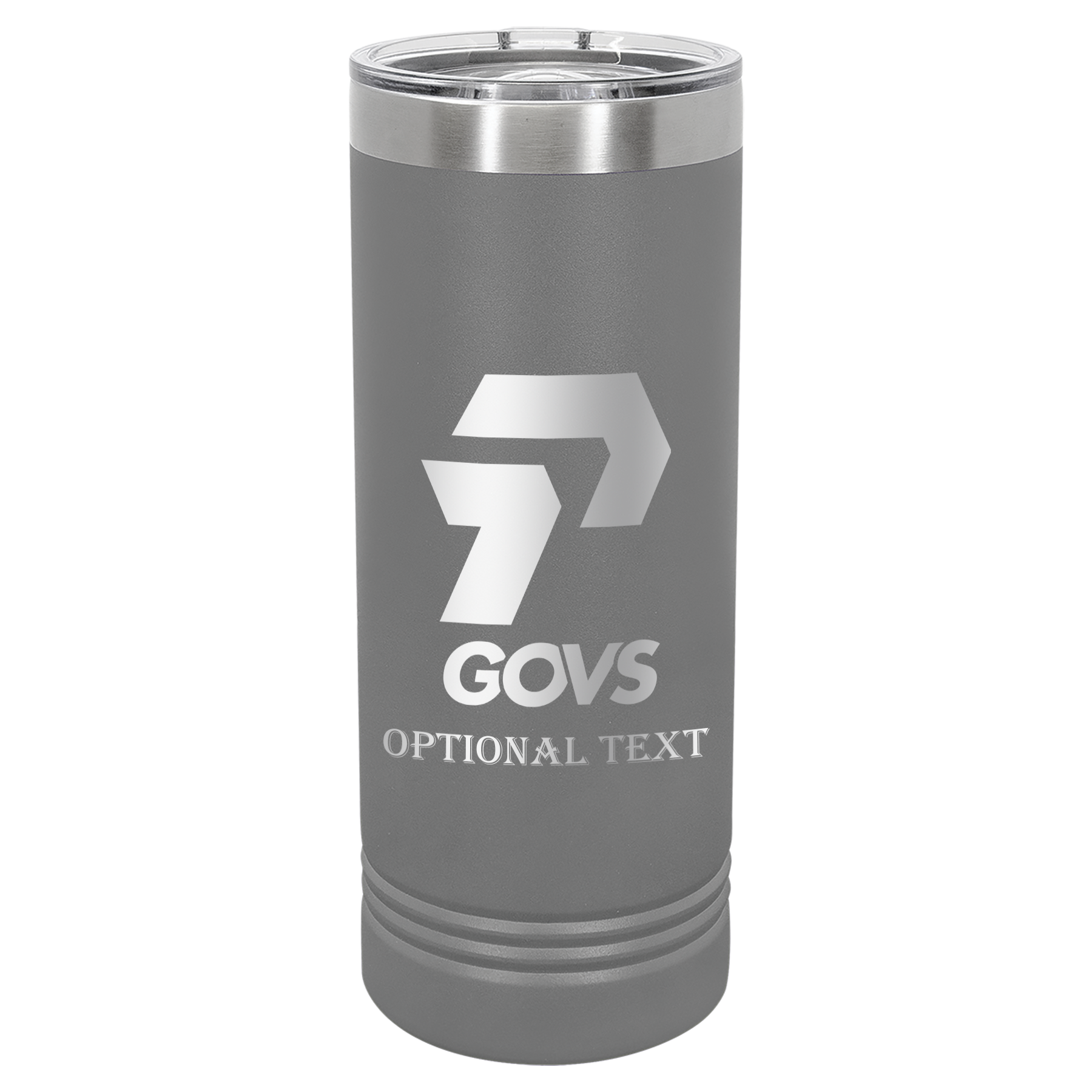 22 oz Skinny Tumbler - T.F. Riggs P with Govs
