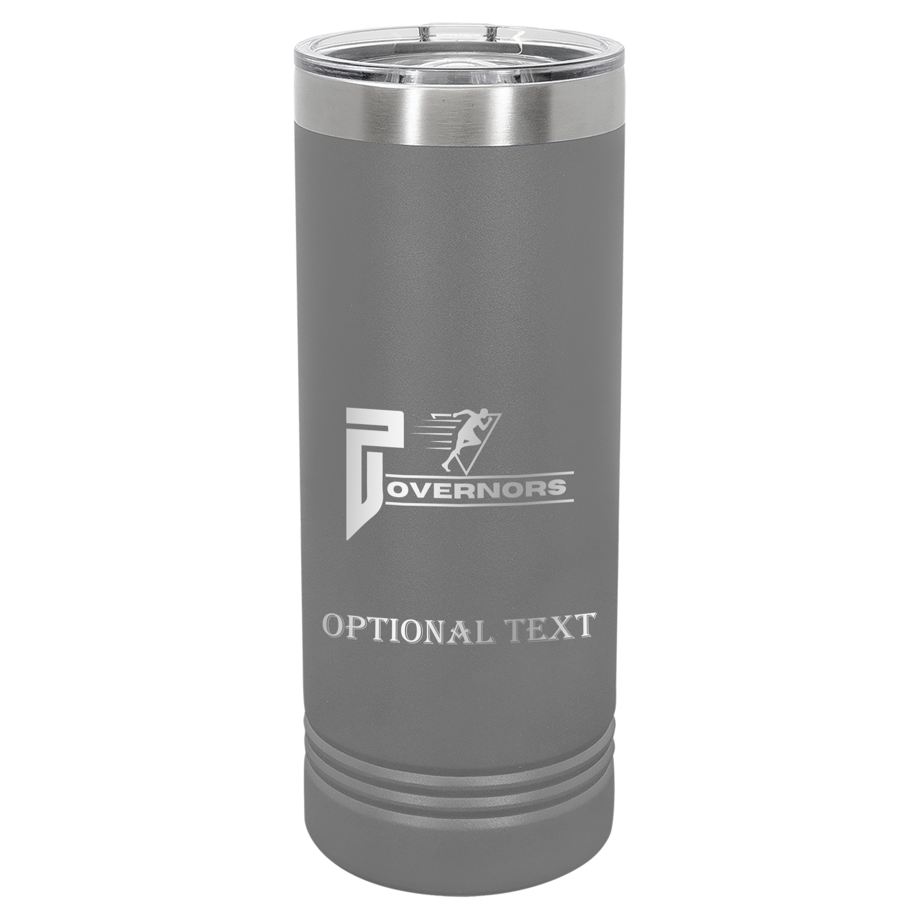 22 oz Skinny Tumbler - T.F. Riggs P with Governors