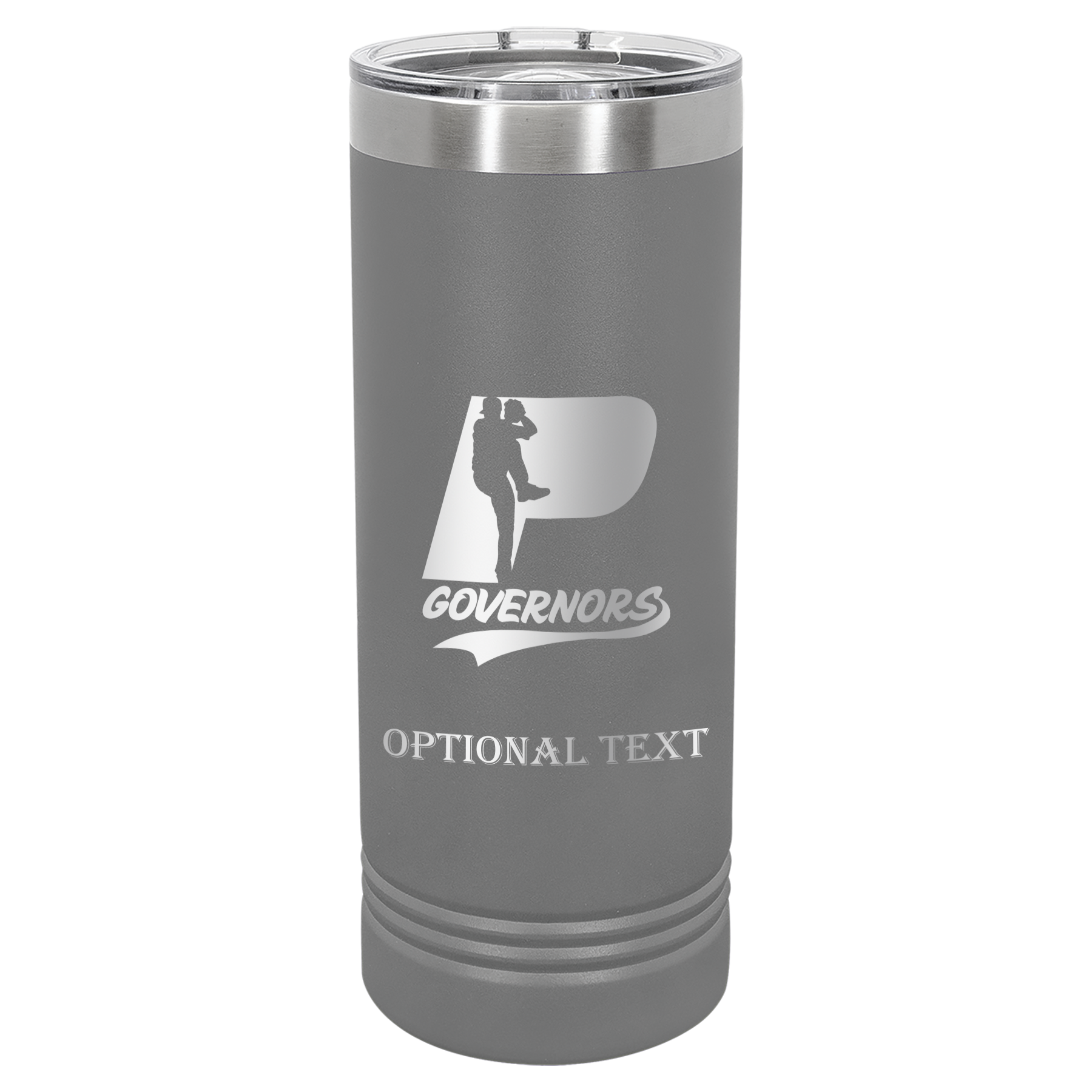 22 oz Skinny Tumbler - T.F. Riggs P with Governors