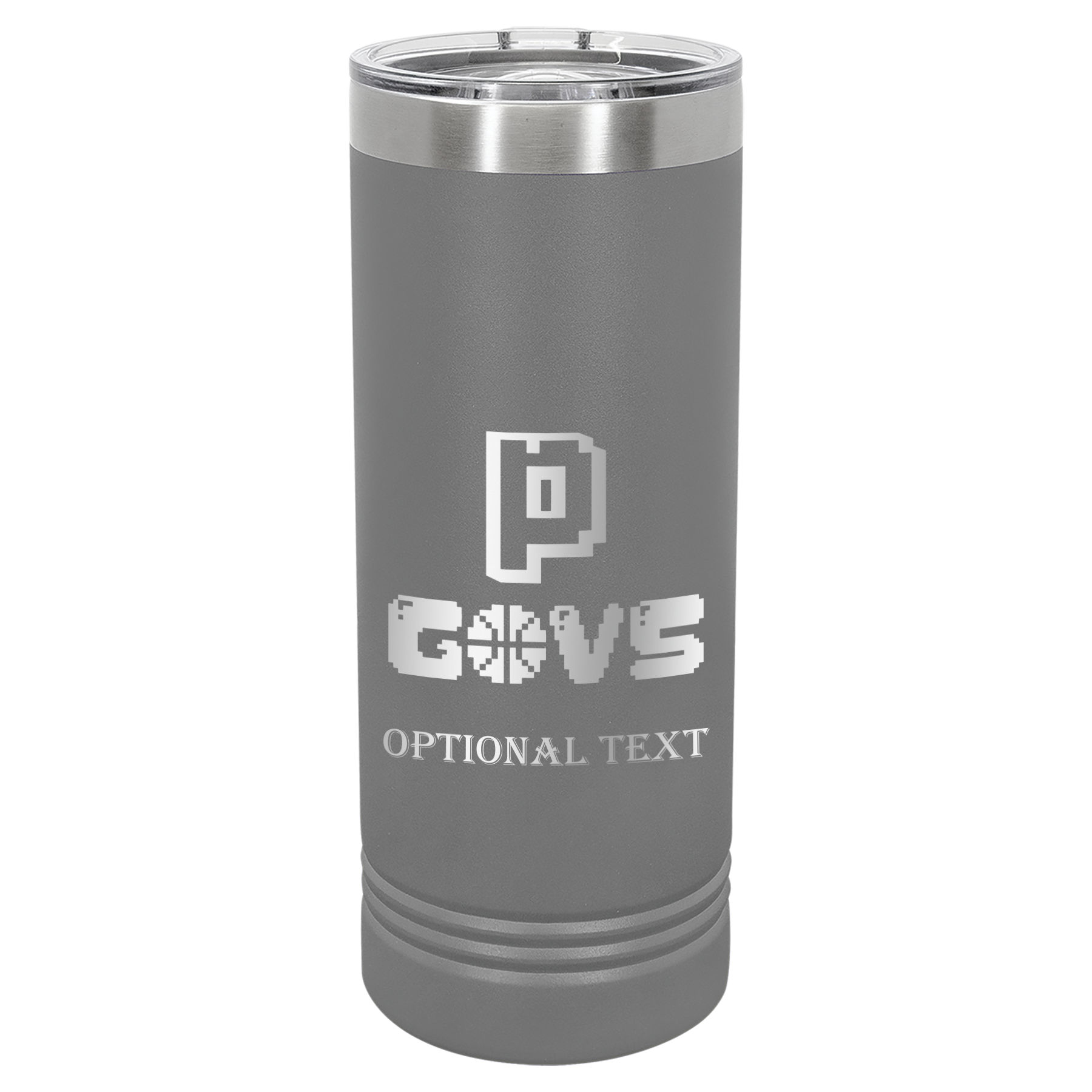 22 oz Skinny Tumbler - T.F. Riggs P with Govs