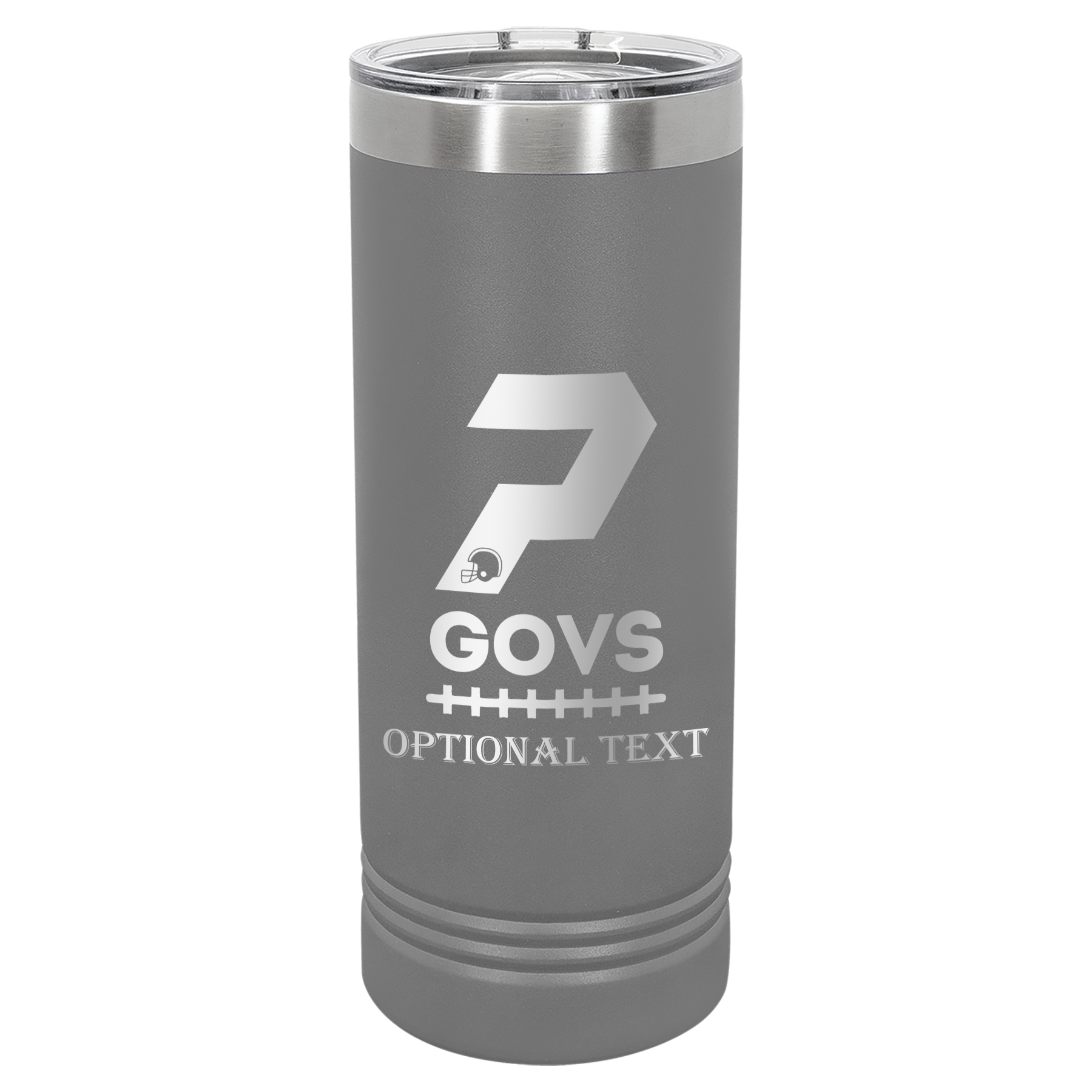 22 oz Skinny Tumbler - T.F. Riggs P with Govs