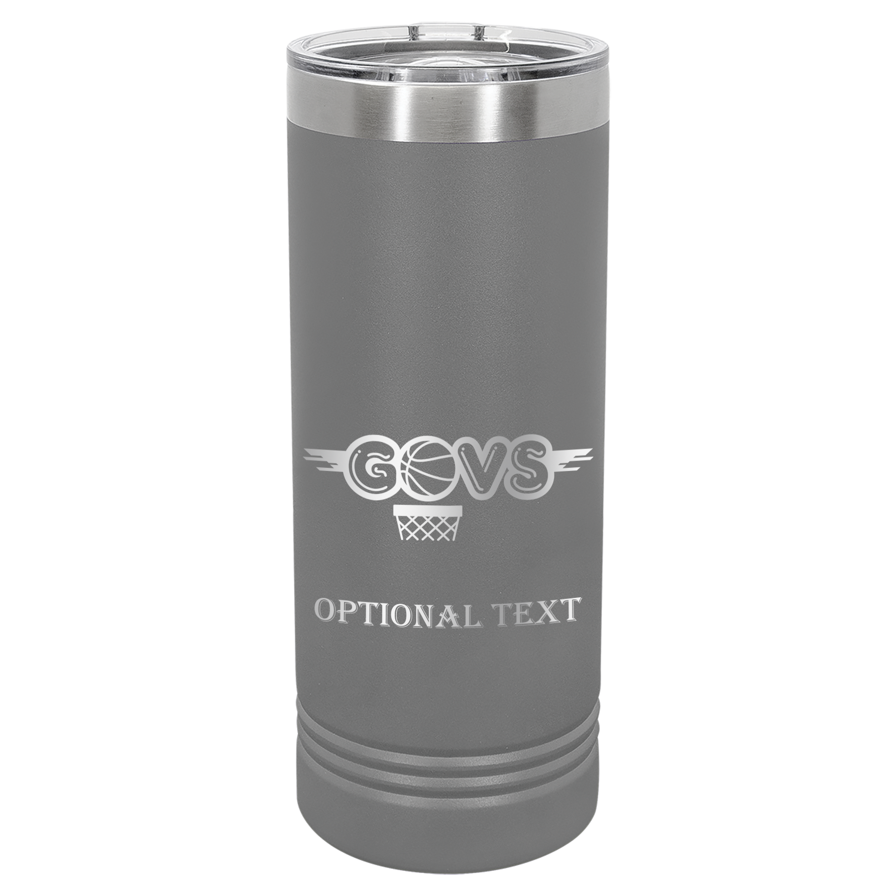 22 oz Skinny Tumbler - T.F. Riggs Govs Basketball
