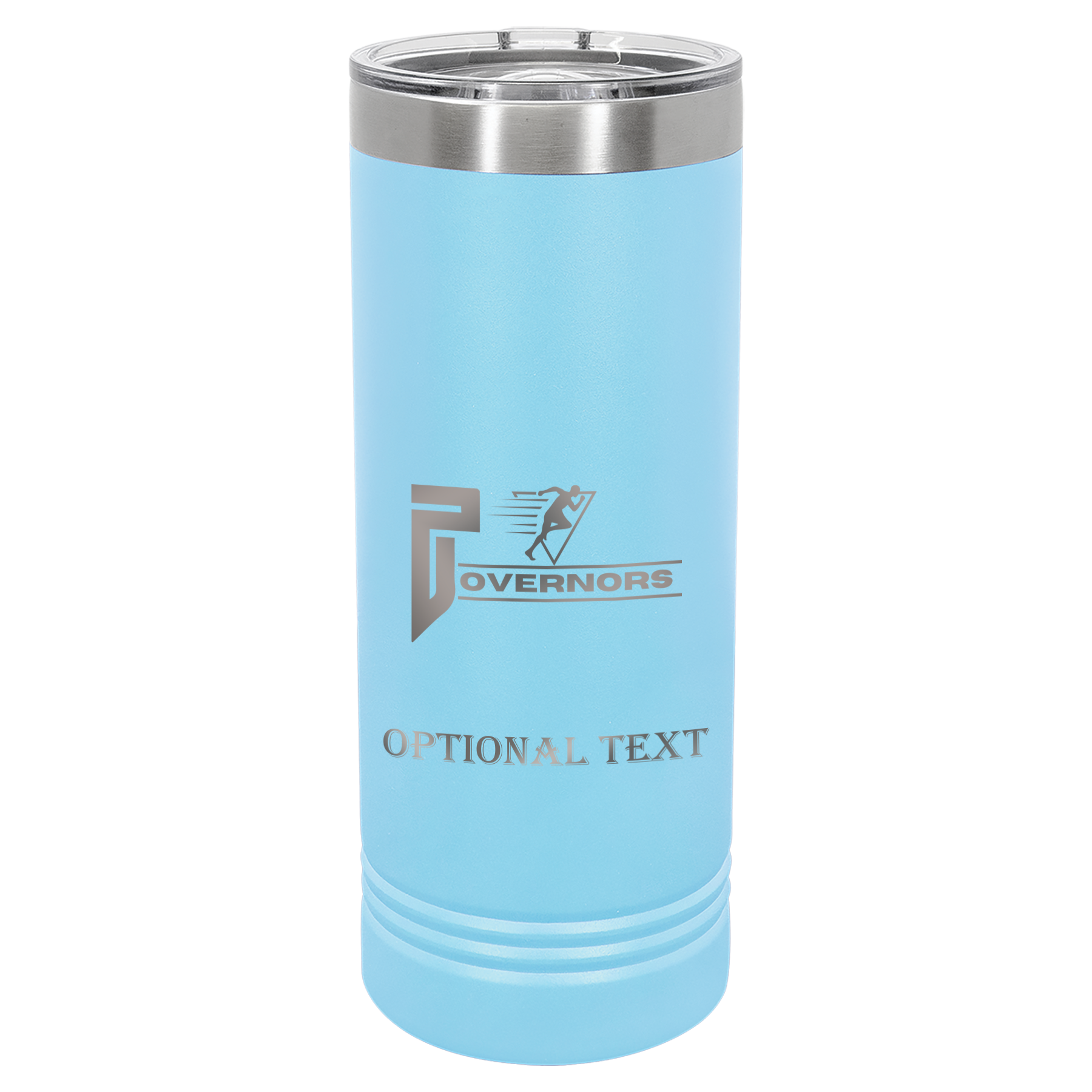 22 oz Skinny Tumbler - T.F. Riggs P with Governors