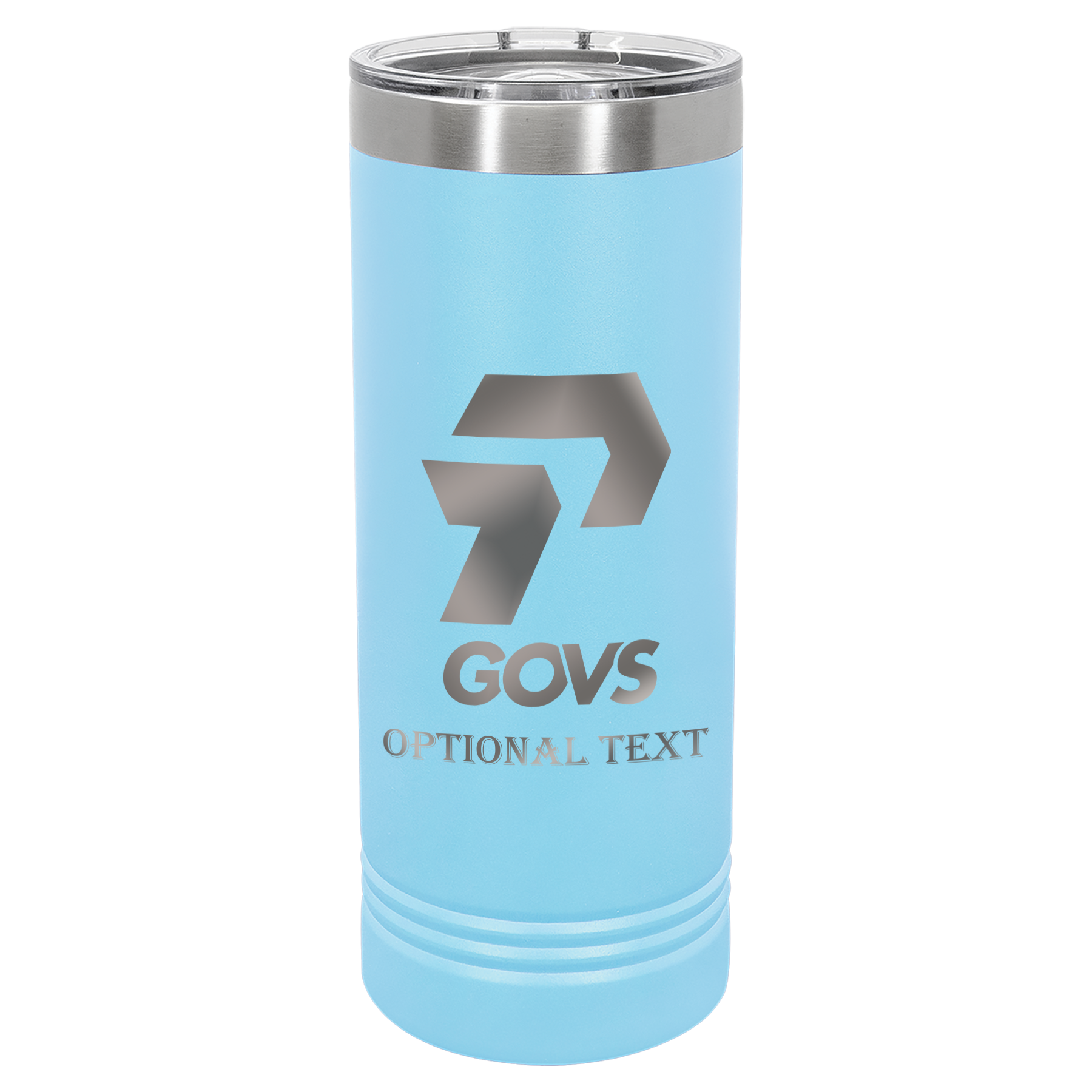 22 oz Skinny Tumbler - T.F. Riggs P with Govs