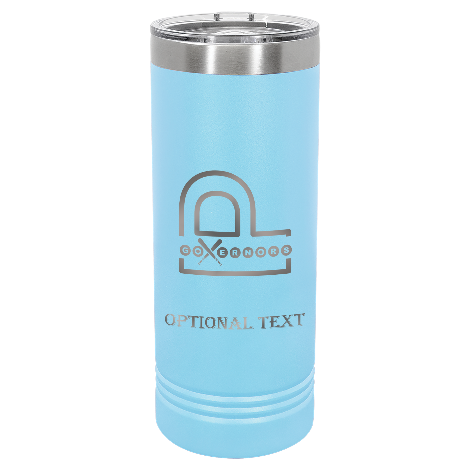 22 oz Skinny Tumbler - T.F. Riggs P with Governors