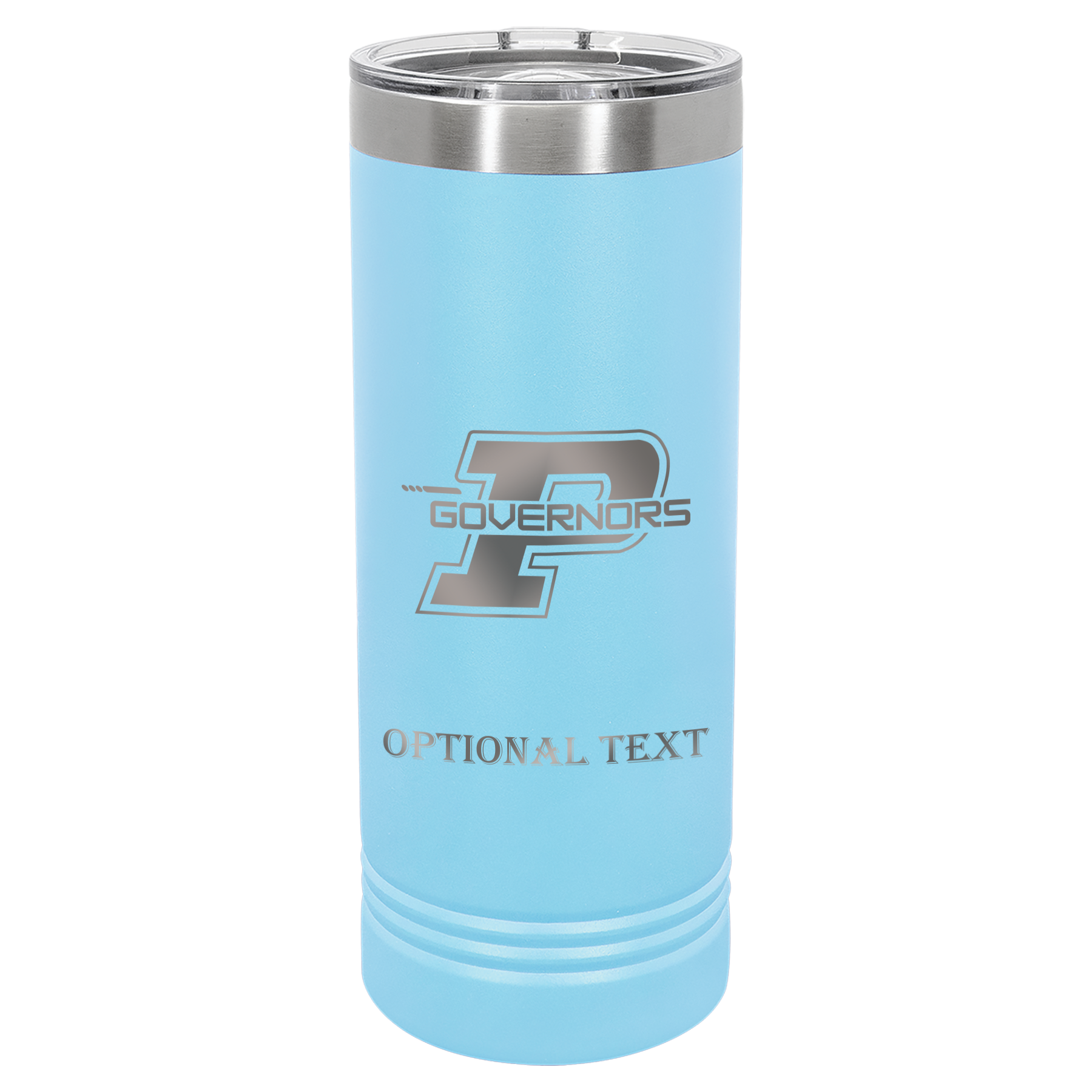 22 oz Skinny Tumbler - T.F. Riggs P with Governors