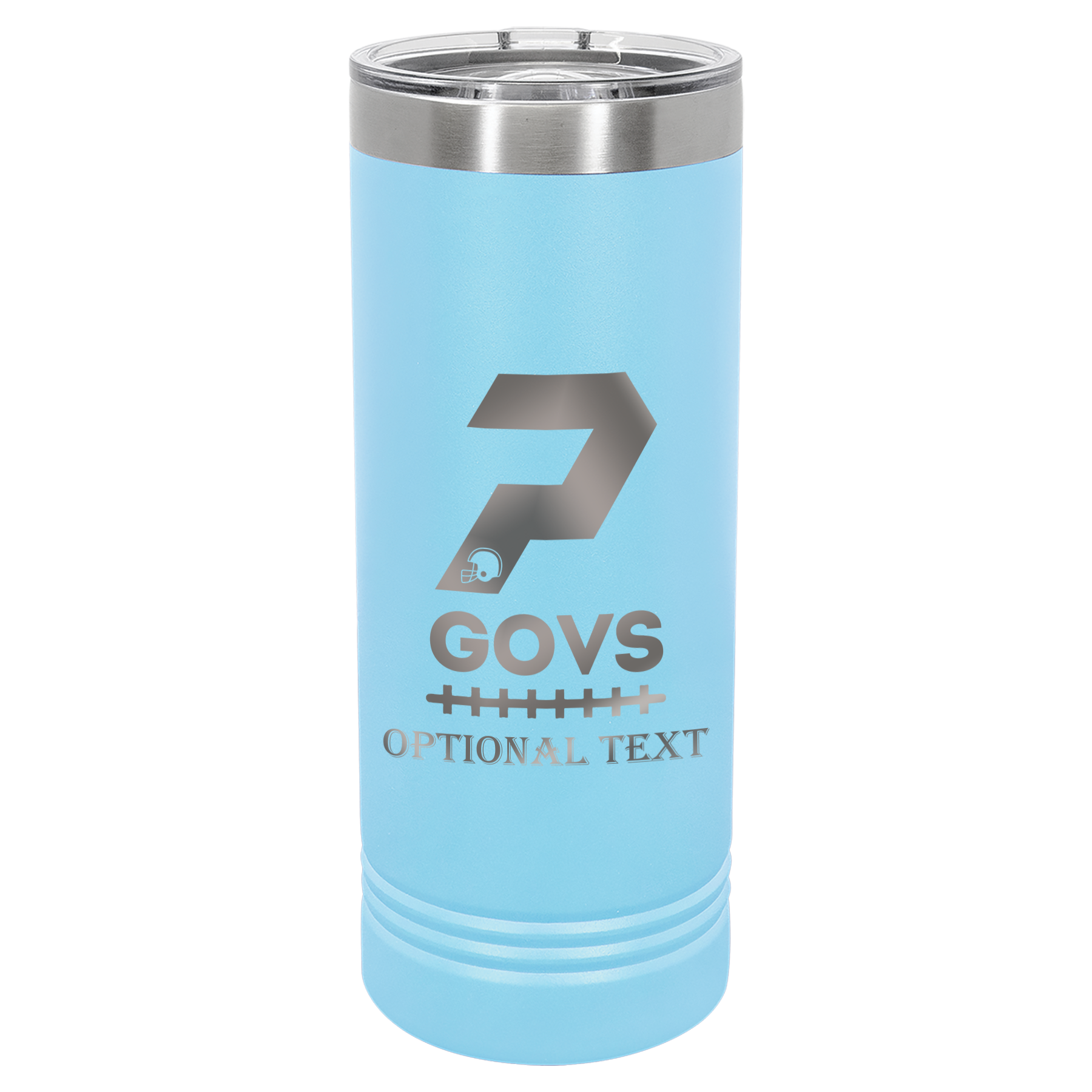 22 oz Skinny Tumbler - T.F. Riggs P with Govs