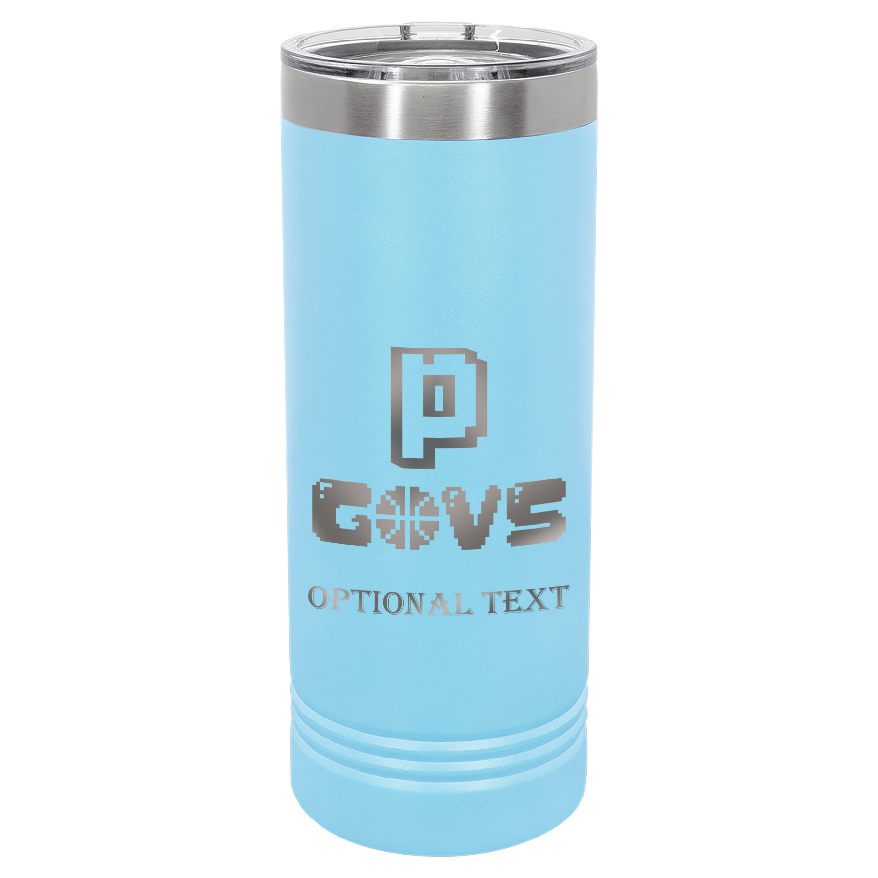 22 oz Skinny Tumbler - T.F. Riggs P with Govs