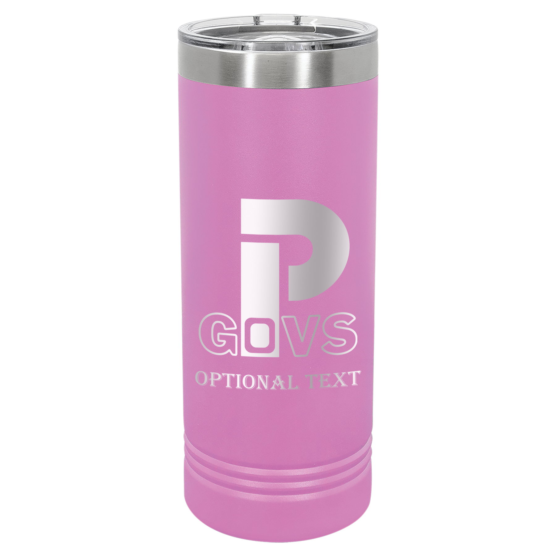 22 oz Skinny Tumbler - T.F. Riggs P with Govs