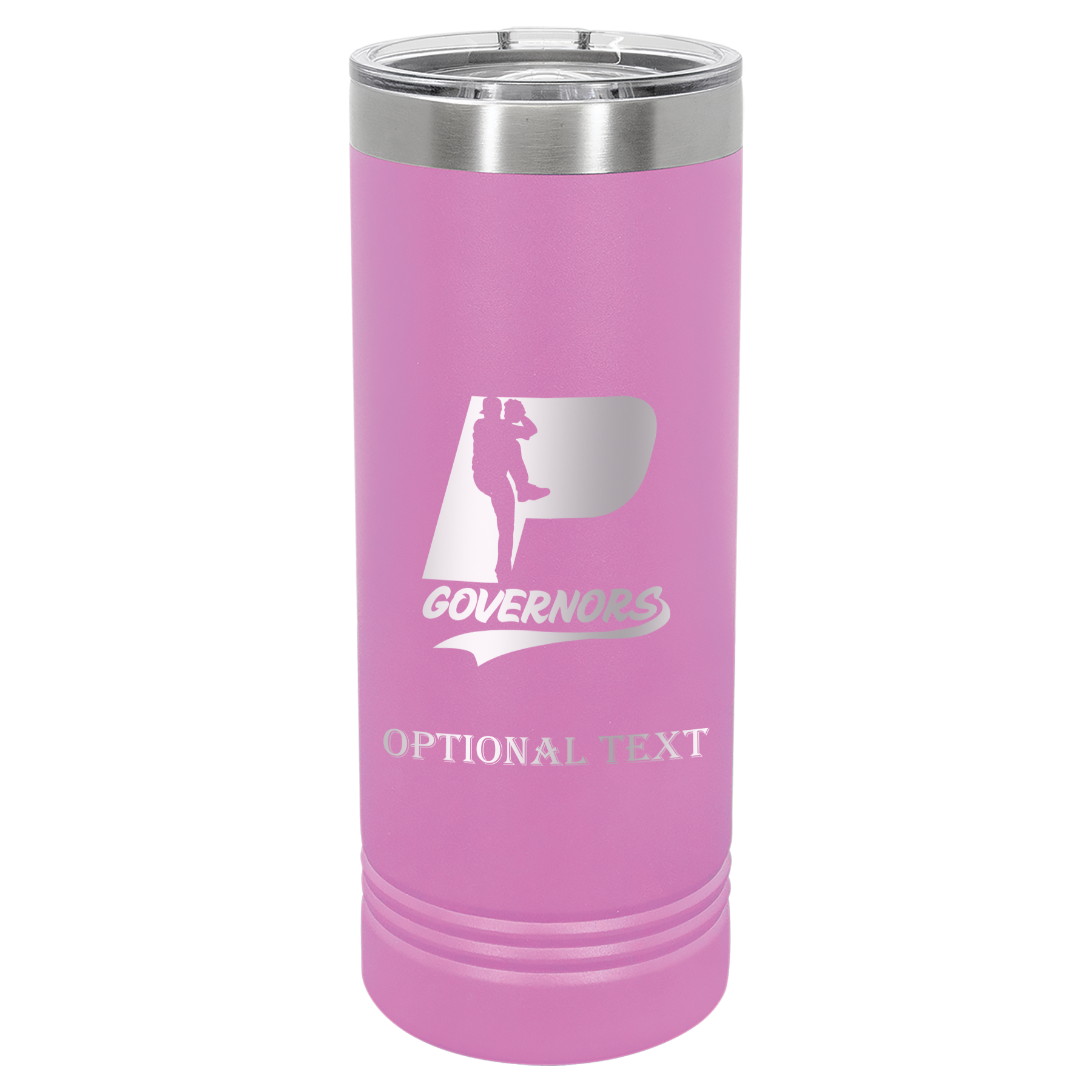 22 oz Skinny Tumbler - T.F. Riggs P with Governors