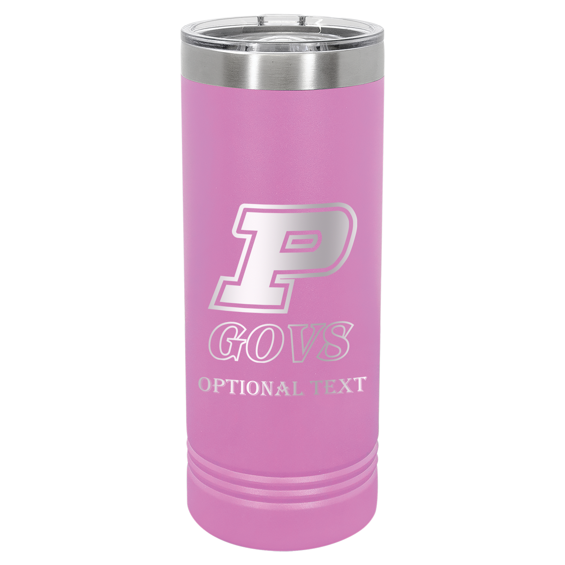 22 oz Skinny Tumbler - T.F. Riggs P with Govs