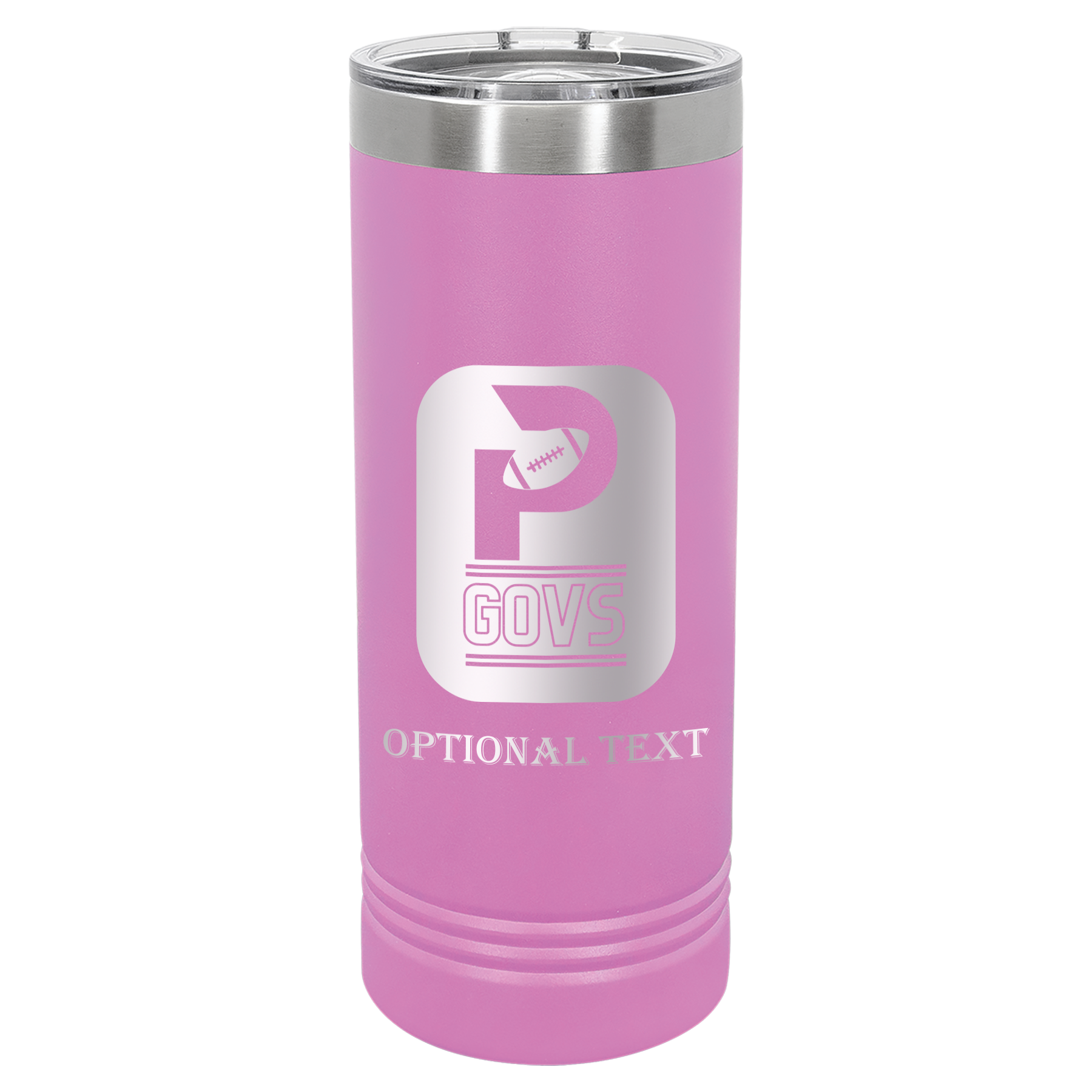 22 oz Skinny Tumbler - T.F. Riggs P with Govs