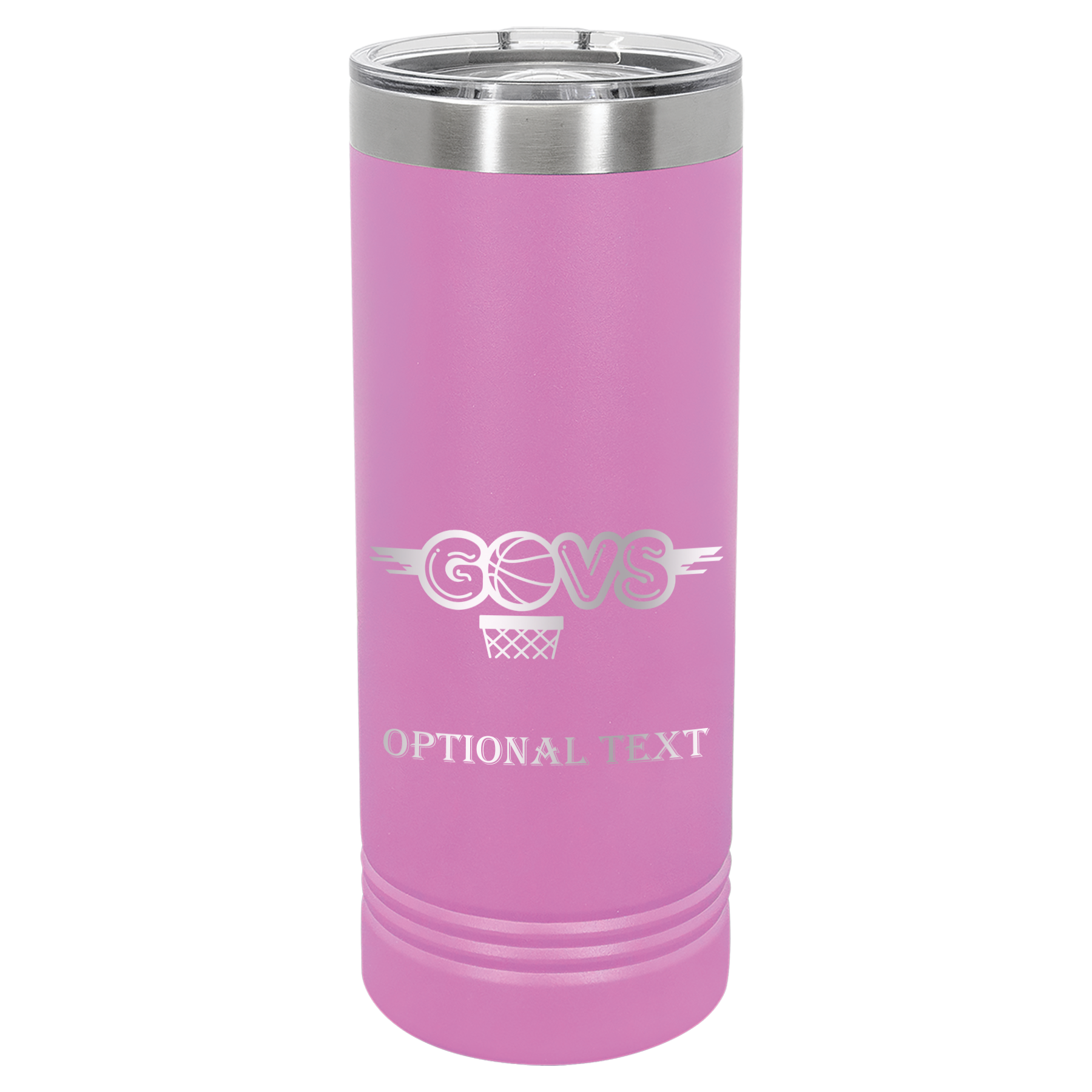22 oz Skinny Tumbler - T.F. Riggs Govs Basketball