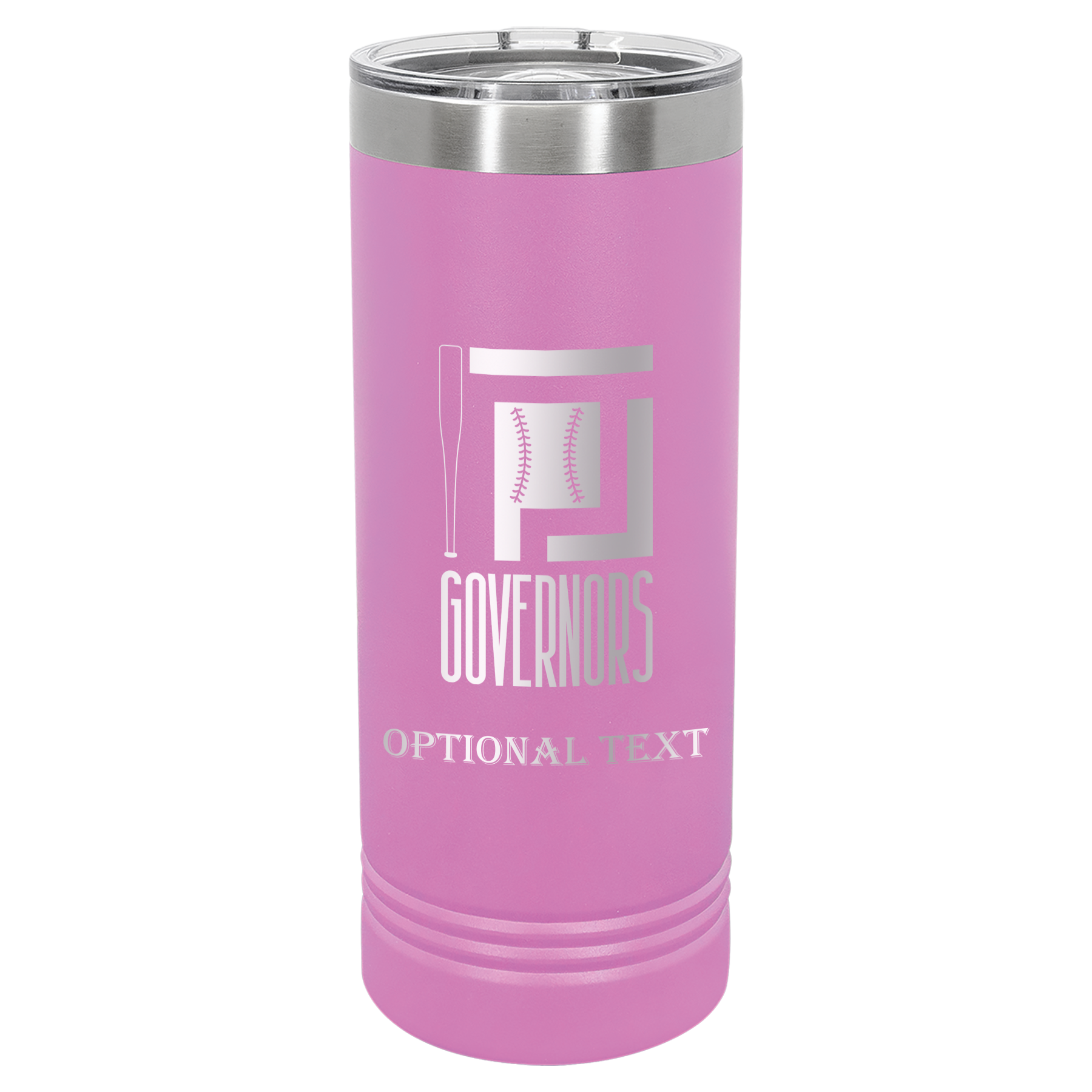 22 oz Skinny Tumbler - T.F. Riggs P with Governors