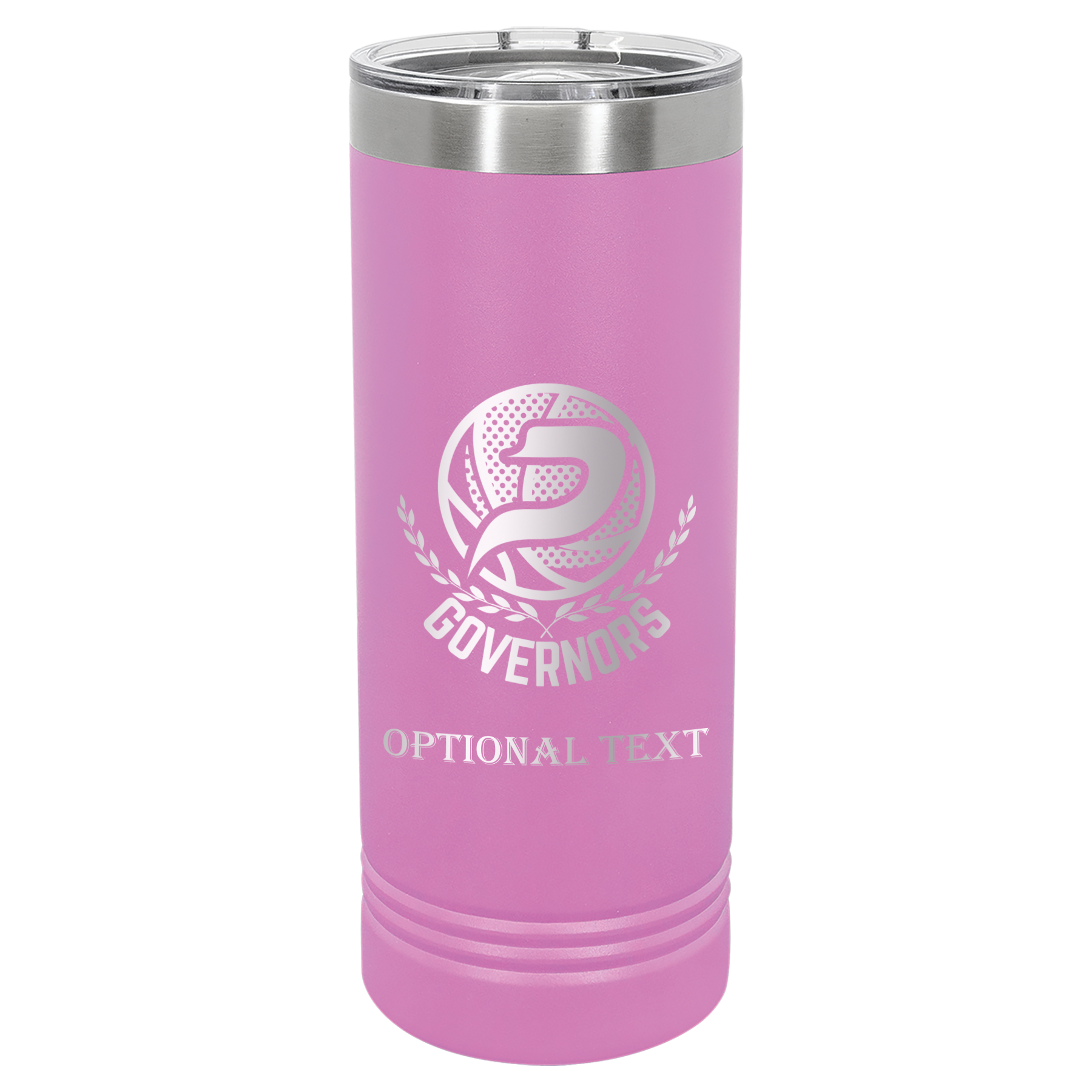 22 oz Skinny Tumbler - T.F. Riggs P with Governors
