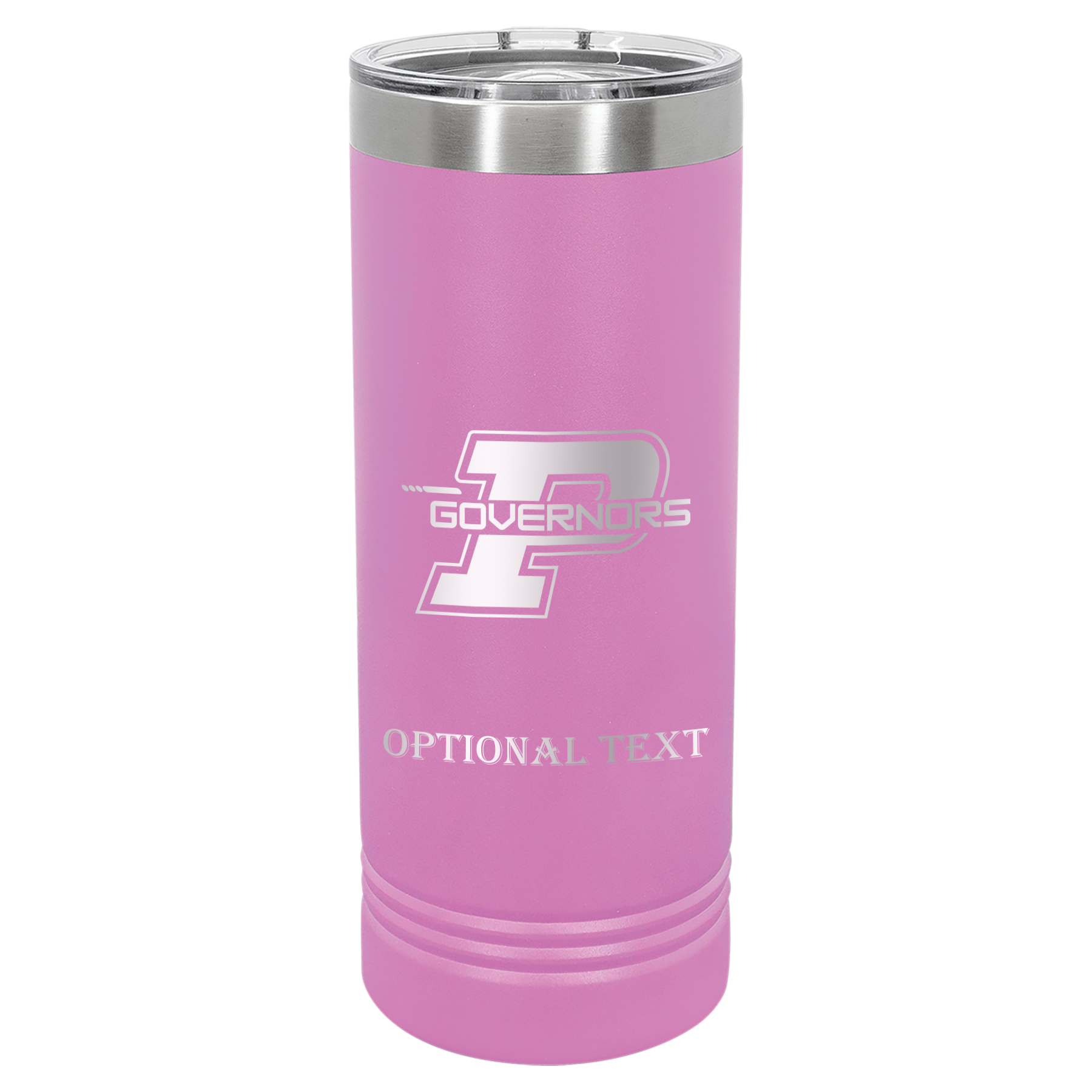 22 oz Skinny Tumbler - T.F. Riggs P with Governors