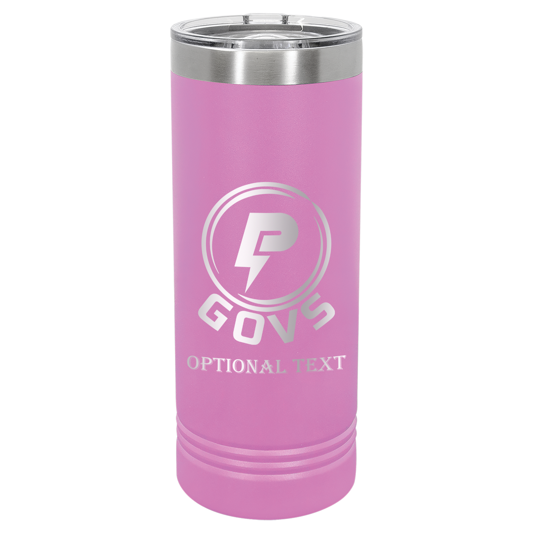 22 oz Skinny Tumbler - T.F. Riggs P with Govs