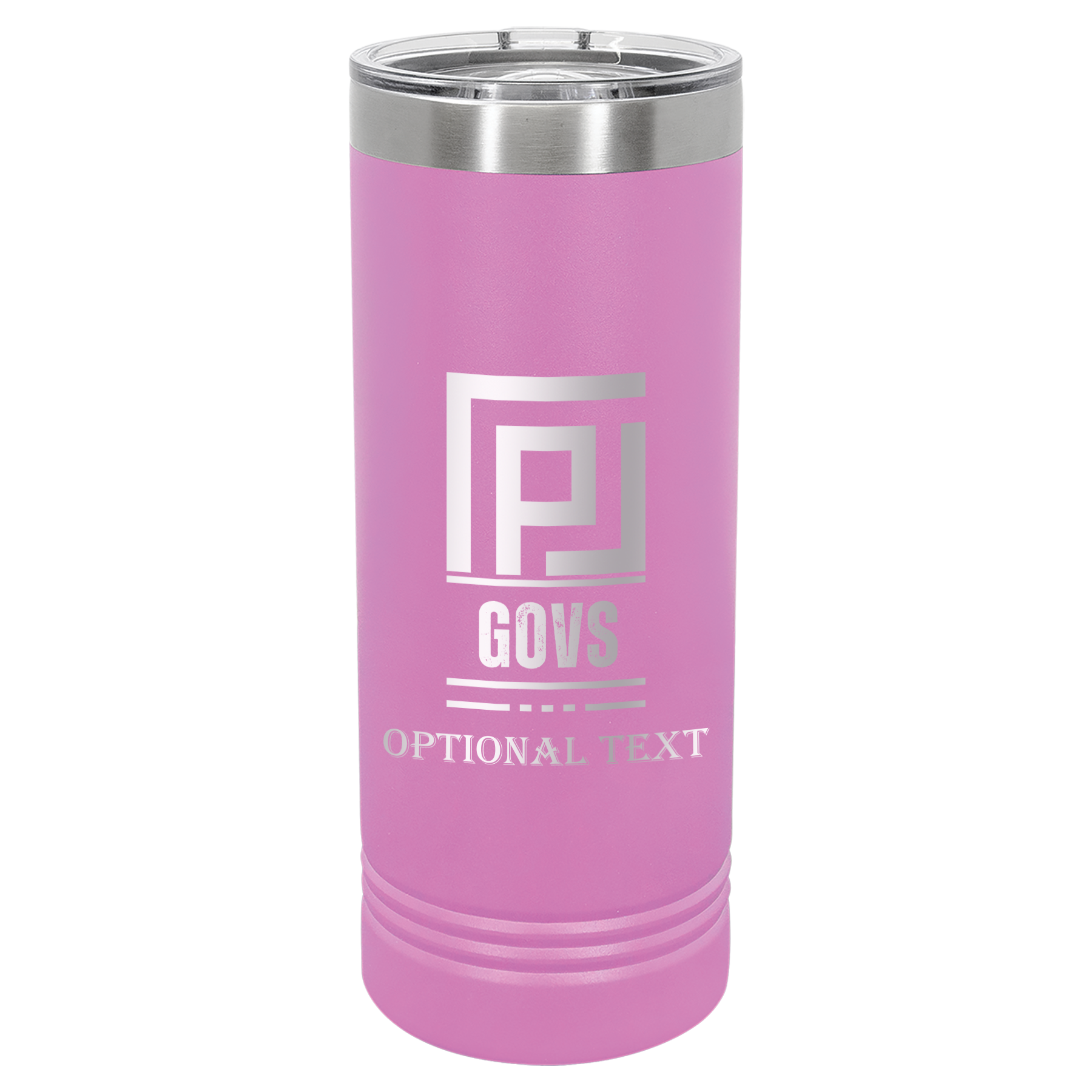 22 oz Skinny Tumbler - T.F. Riggs P with Govs