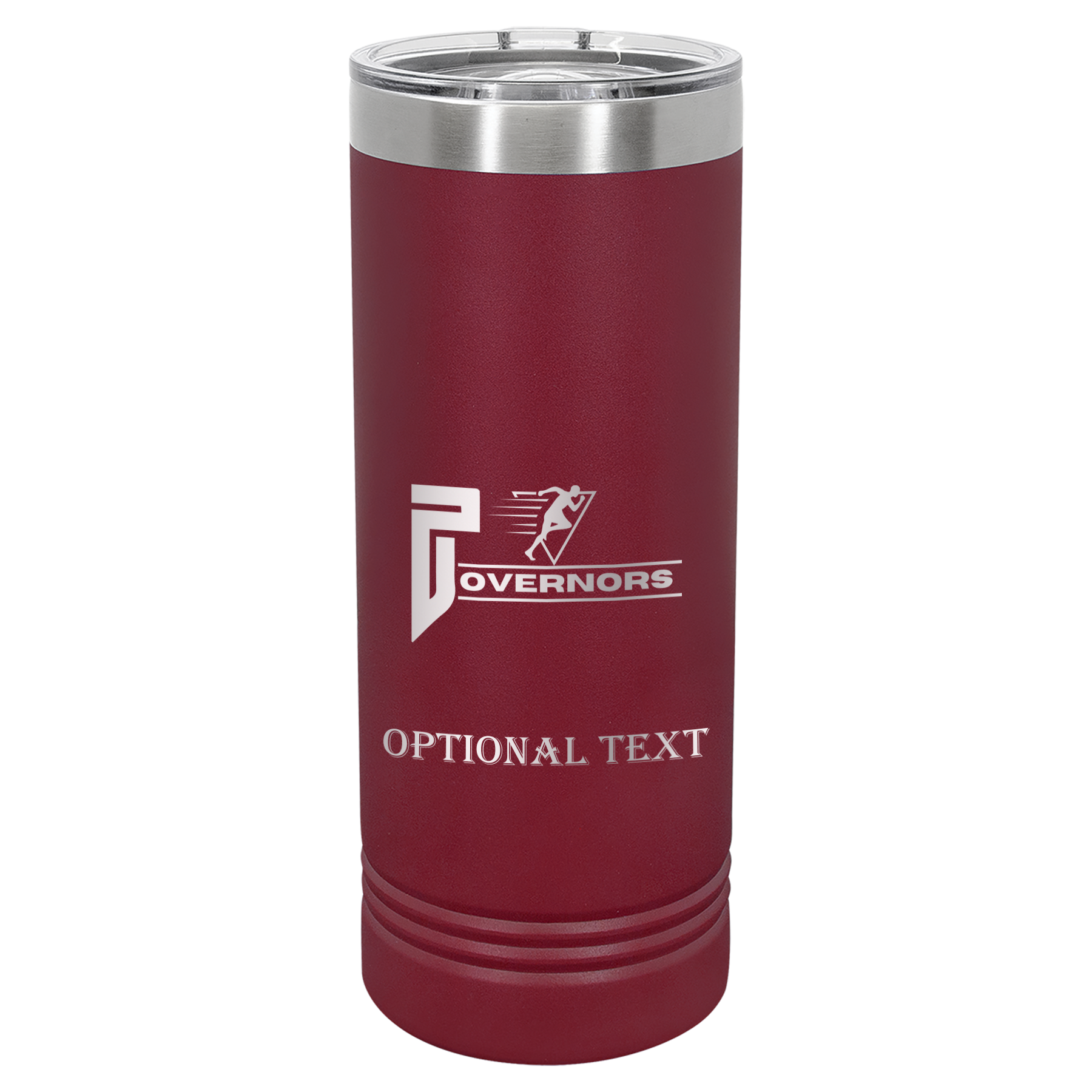 22 oz Skinny Tumbler - T.F. Riggs P with Governors
