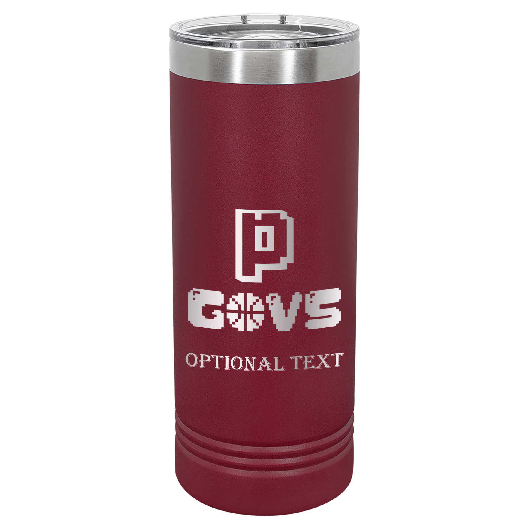 22 oz Skinny Tumbler - T.F. Riggs P with Govs