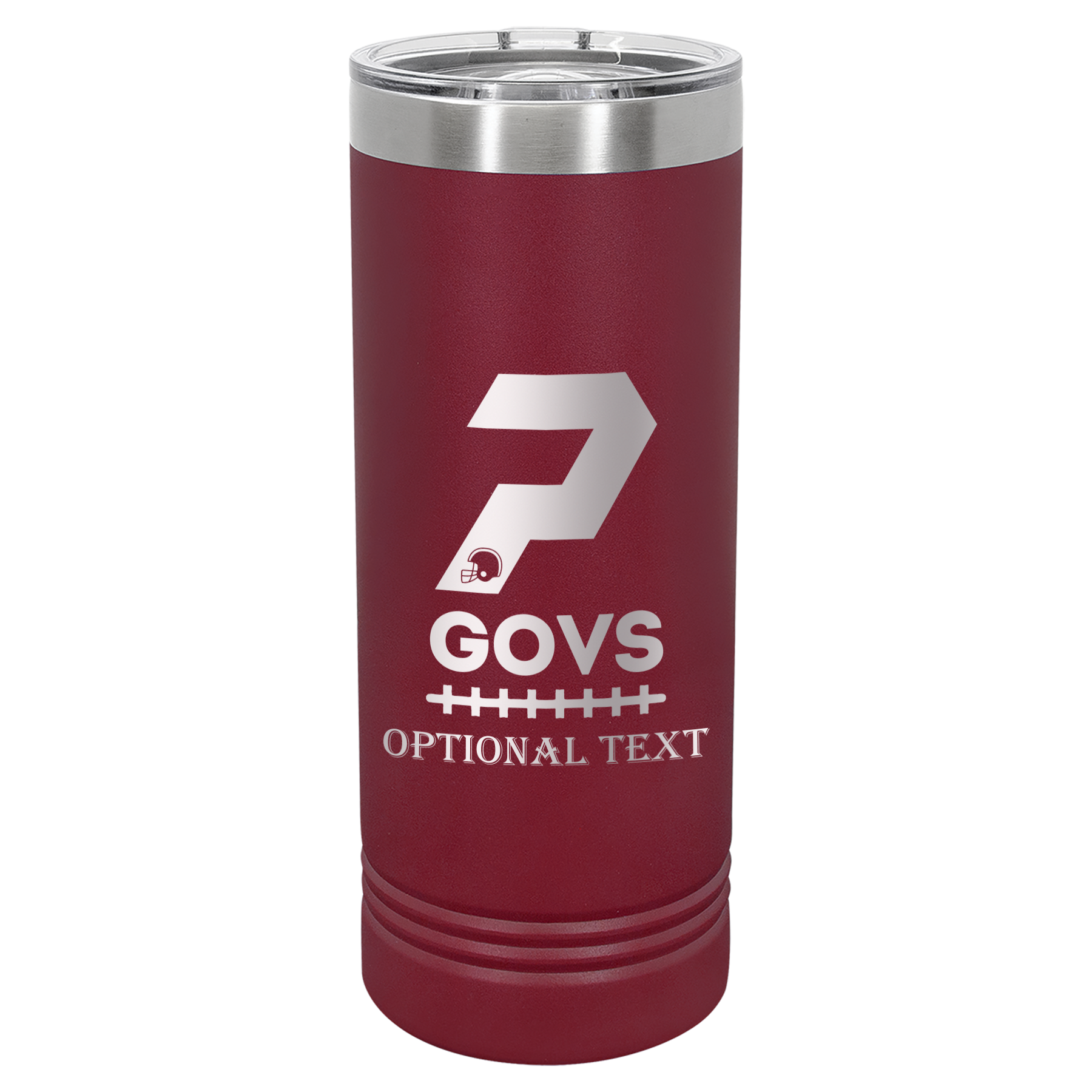 22 oz Skinny Tumbler - T.F. Riggs P with Govs