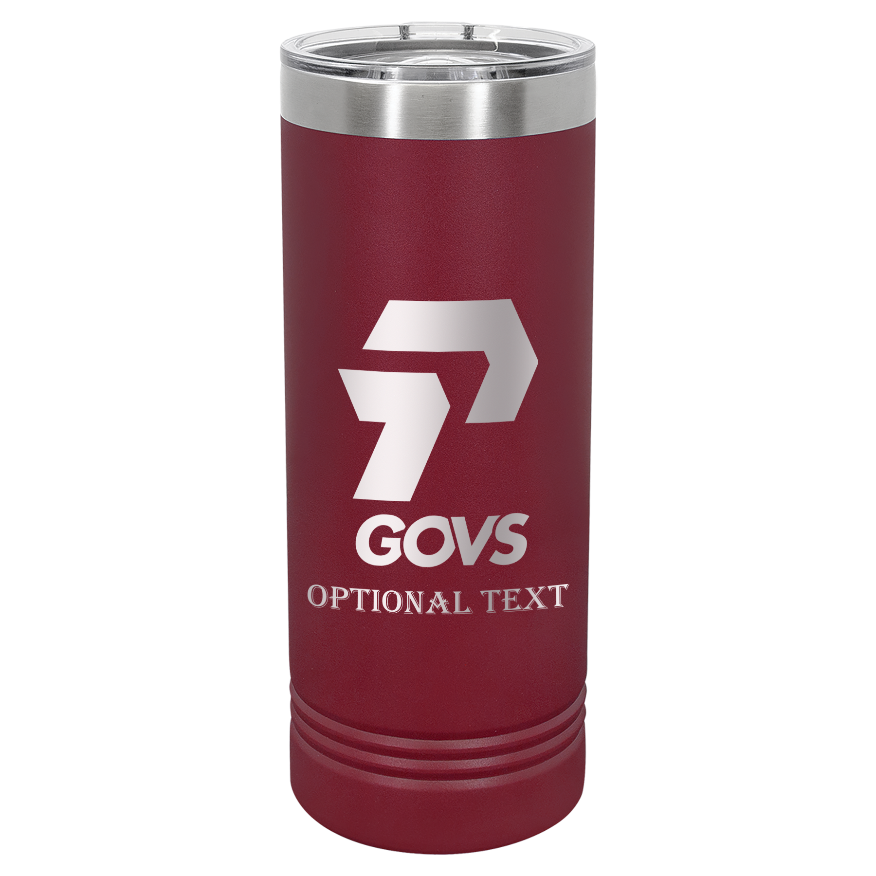 22 oz Skinny Tumbler - T.F. Riggs P with Govs