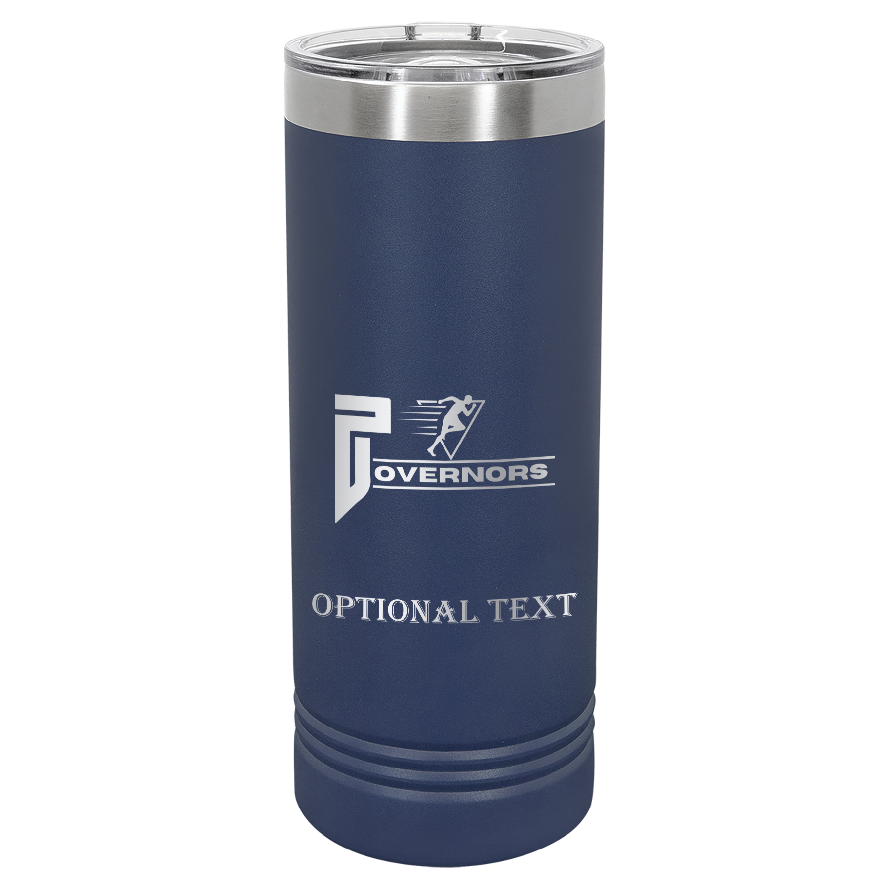 22 oz Skinny Tumbler - T.F. Riggs P with Governors