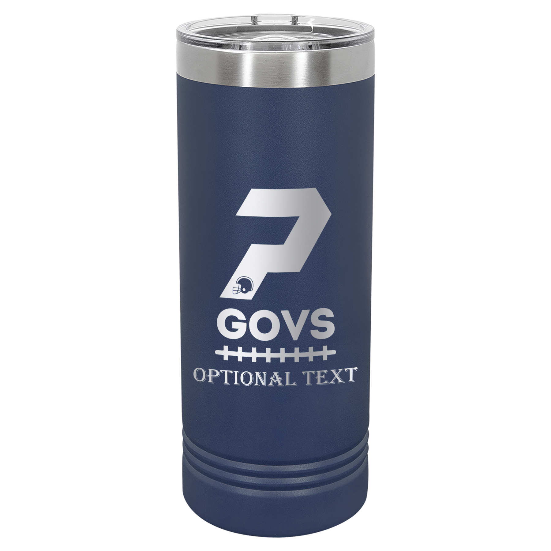22 oz Skinny Tumbler - T.F. Riggs P with Govs