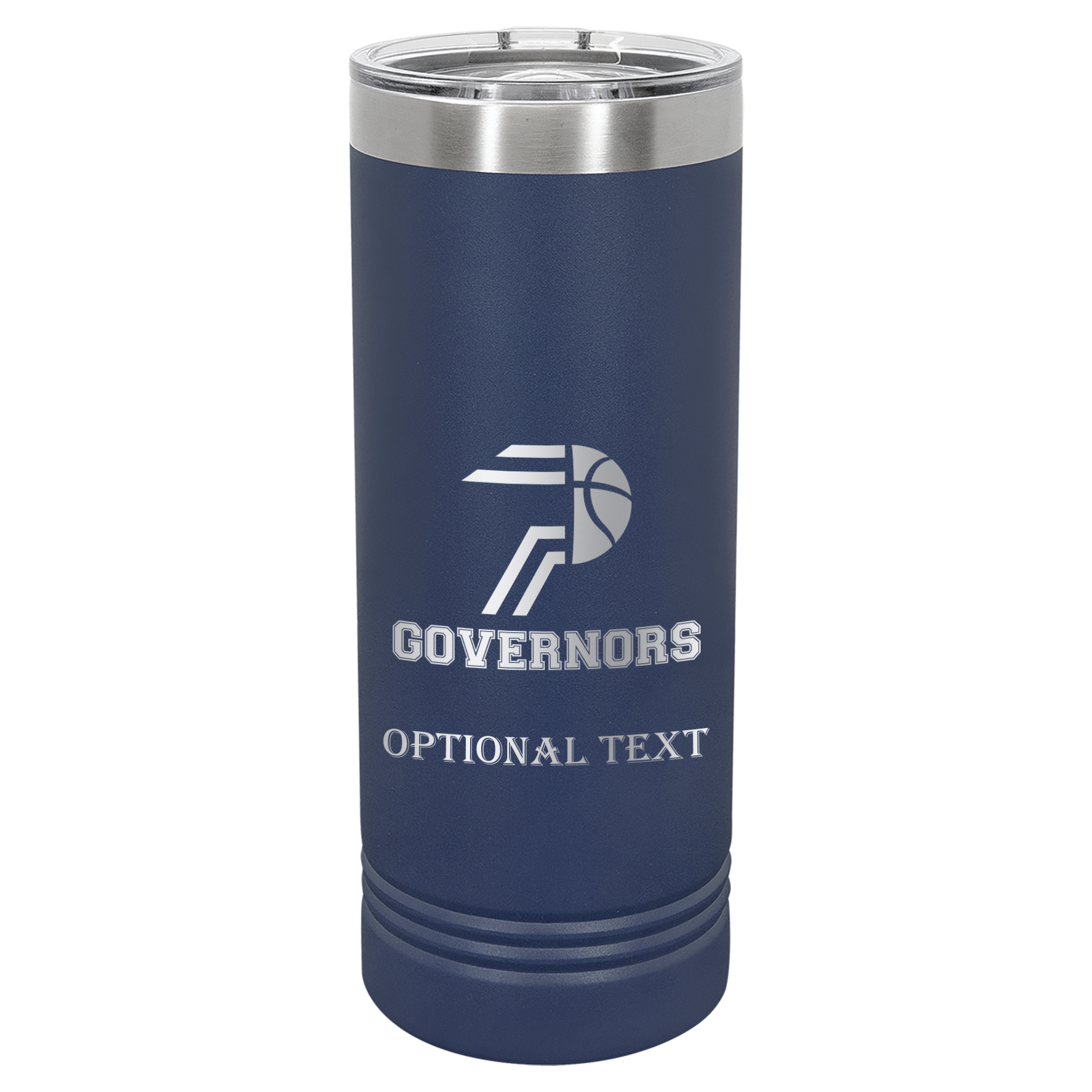 22 oz Skinny Tumbler - T.F. Riggs P with Governors