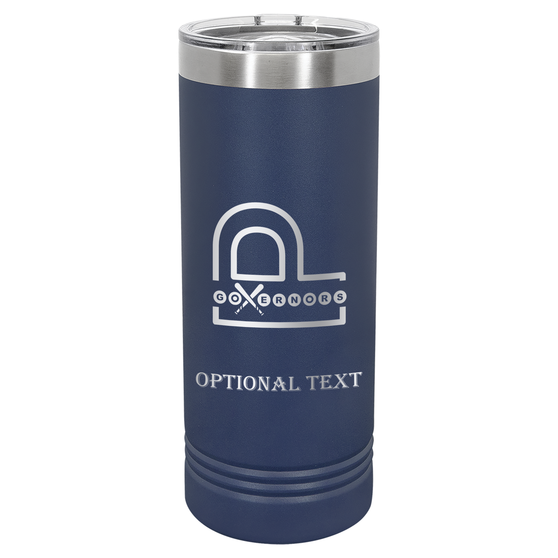22 oz Skinny Tumbler - T.F. Riggs P with Governors