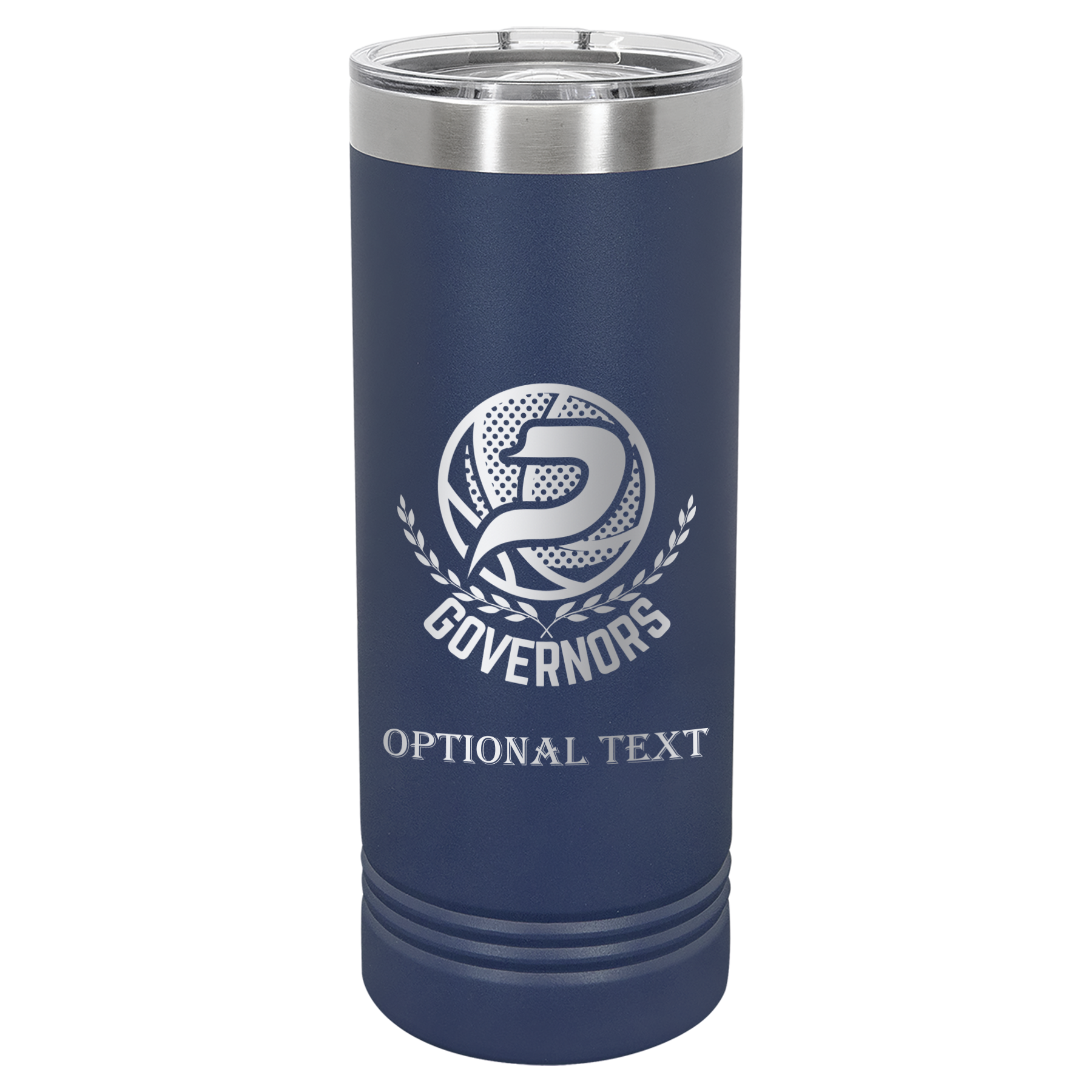 22 oz Skinny Tumbler - T.F. Riggs P with Governors