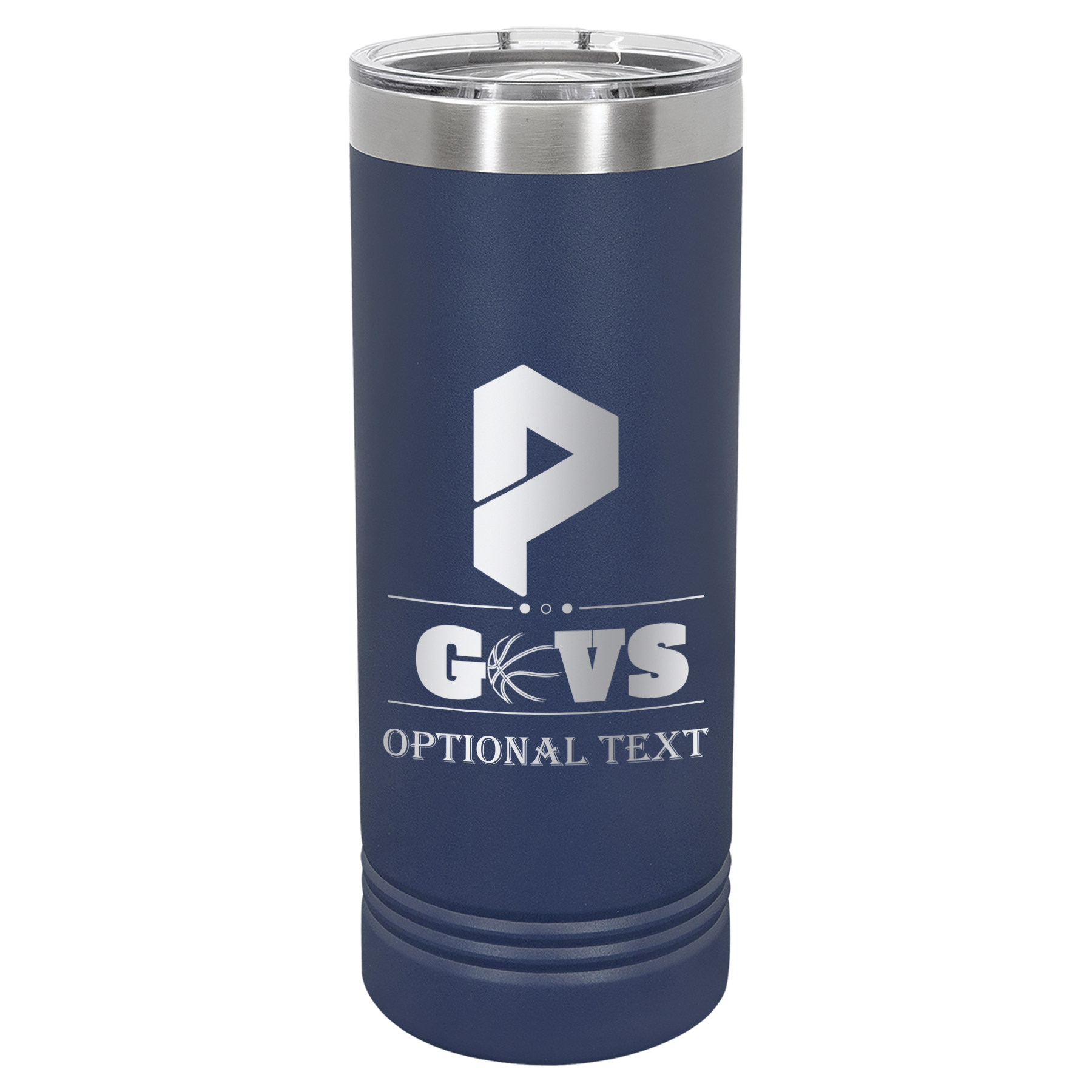 22 oz Skinny Tumbler - T.F. Riggs P with Govs