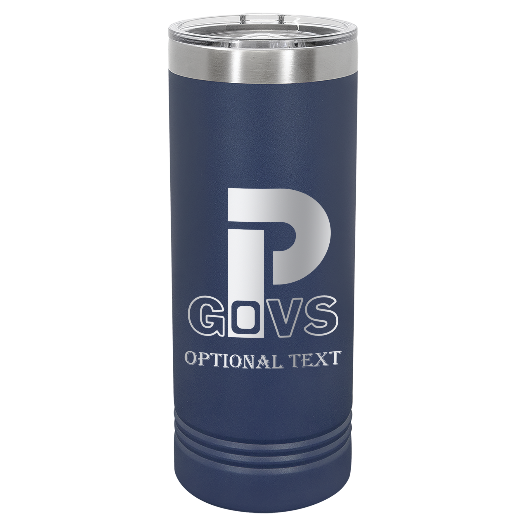 22 oz Skinny Tumbler - T.F. Riggs P with Govs