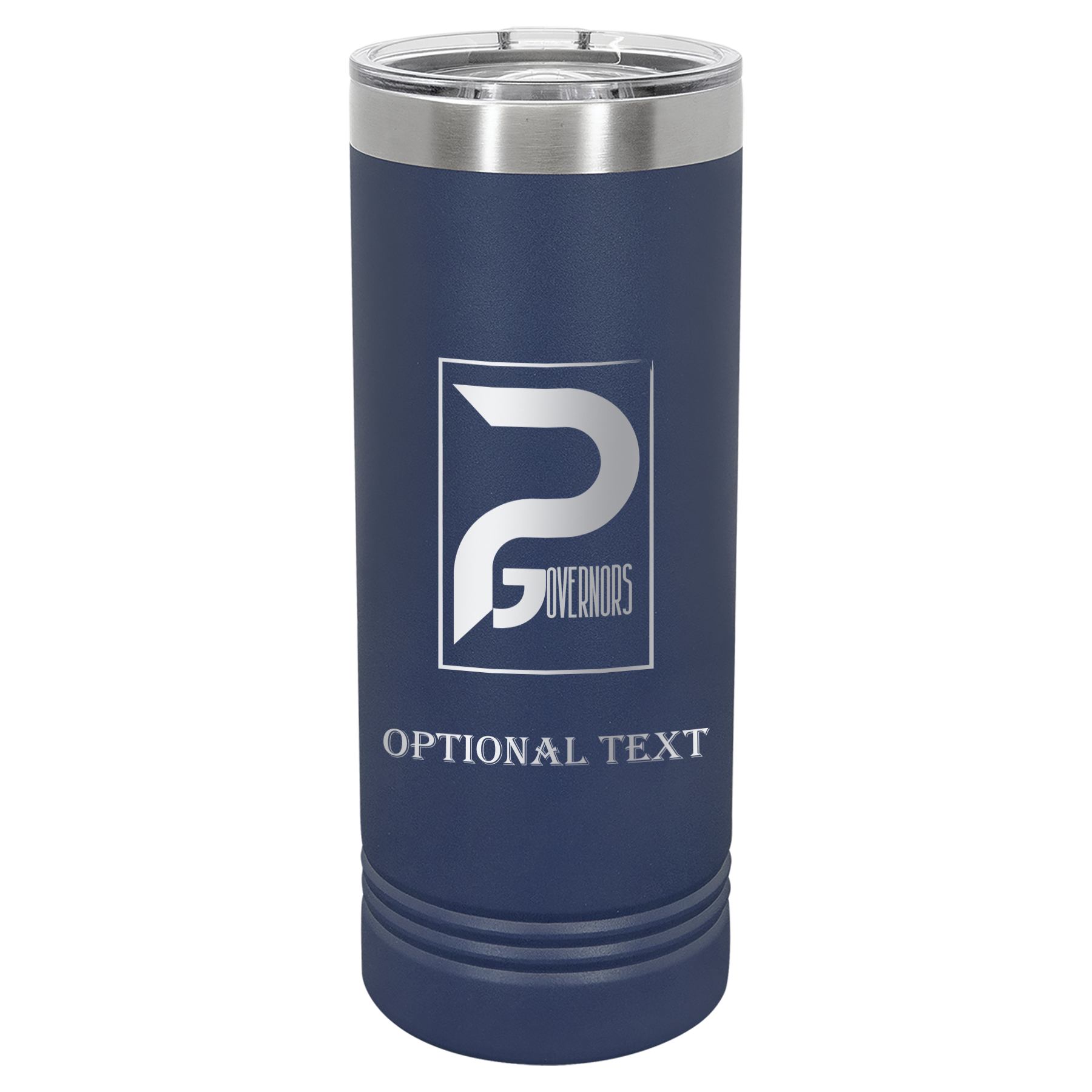 22 oz Skinny Tumbler - T.F. Riggs P with Governors