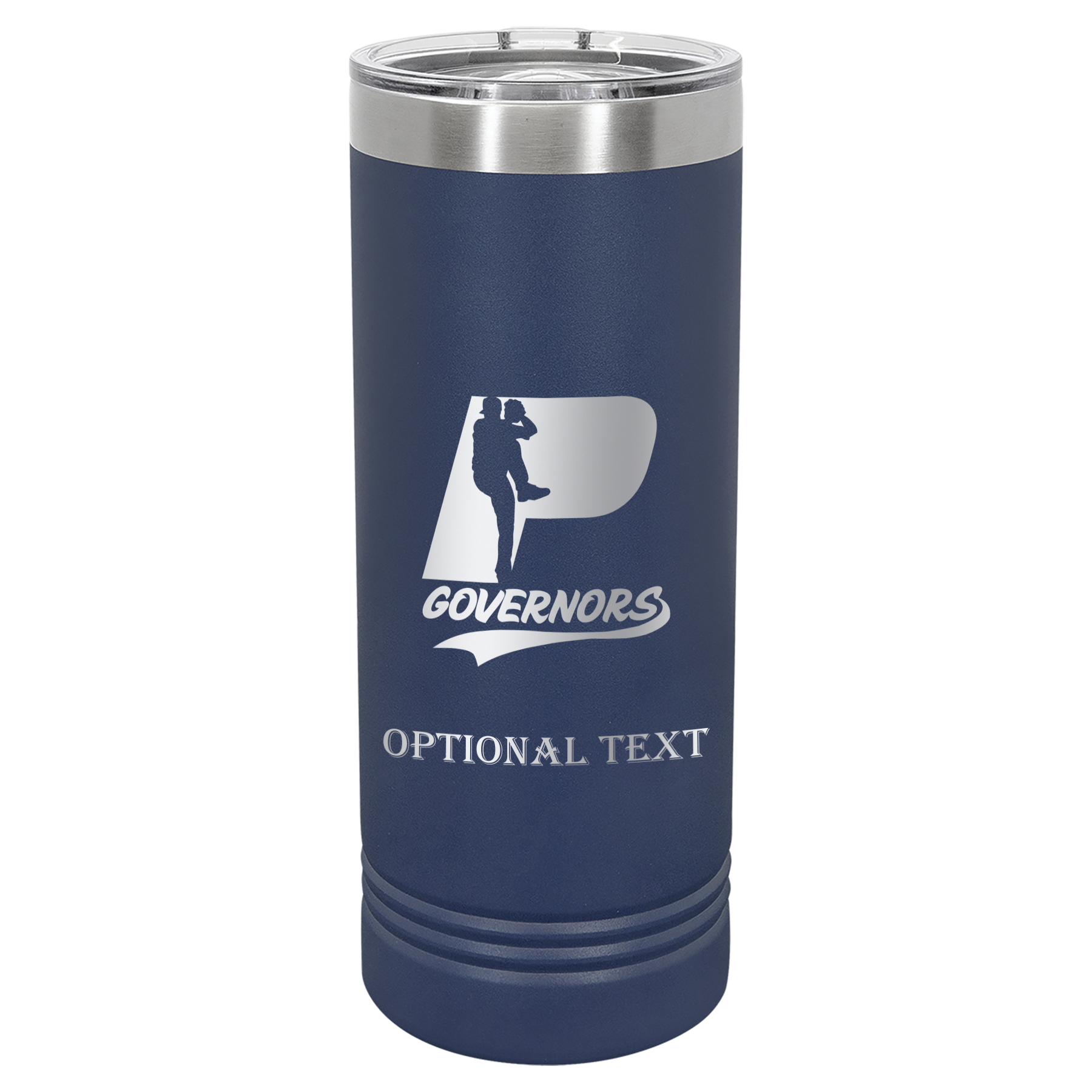 22 oz Skinny Tumbler - T.F. Riggs P with Governors