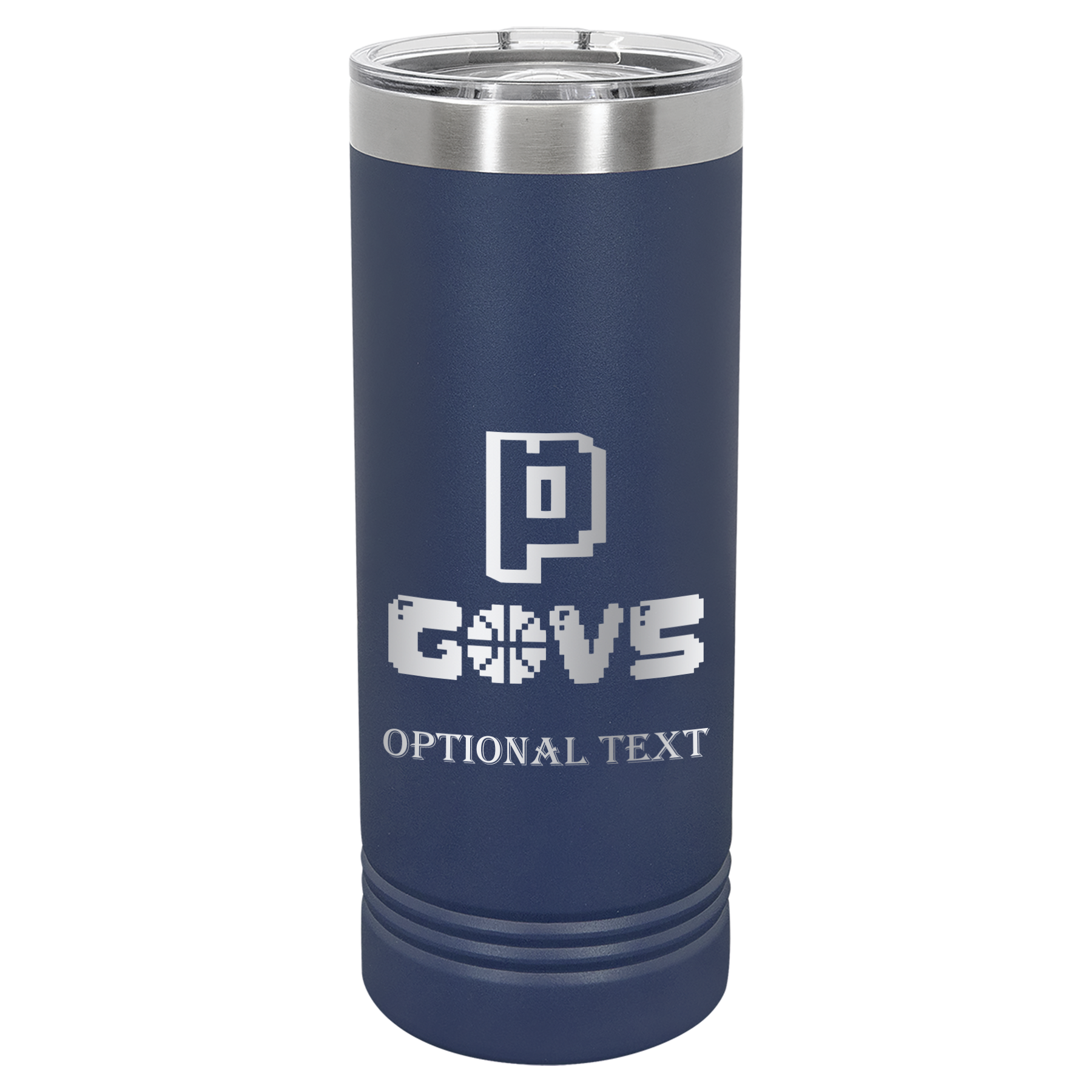 22 oz Skinny Tumbler - T.F. Riggs P with Govs