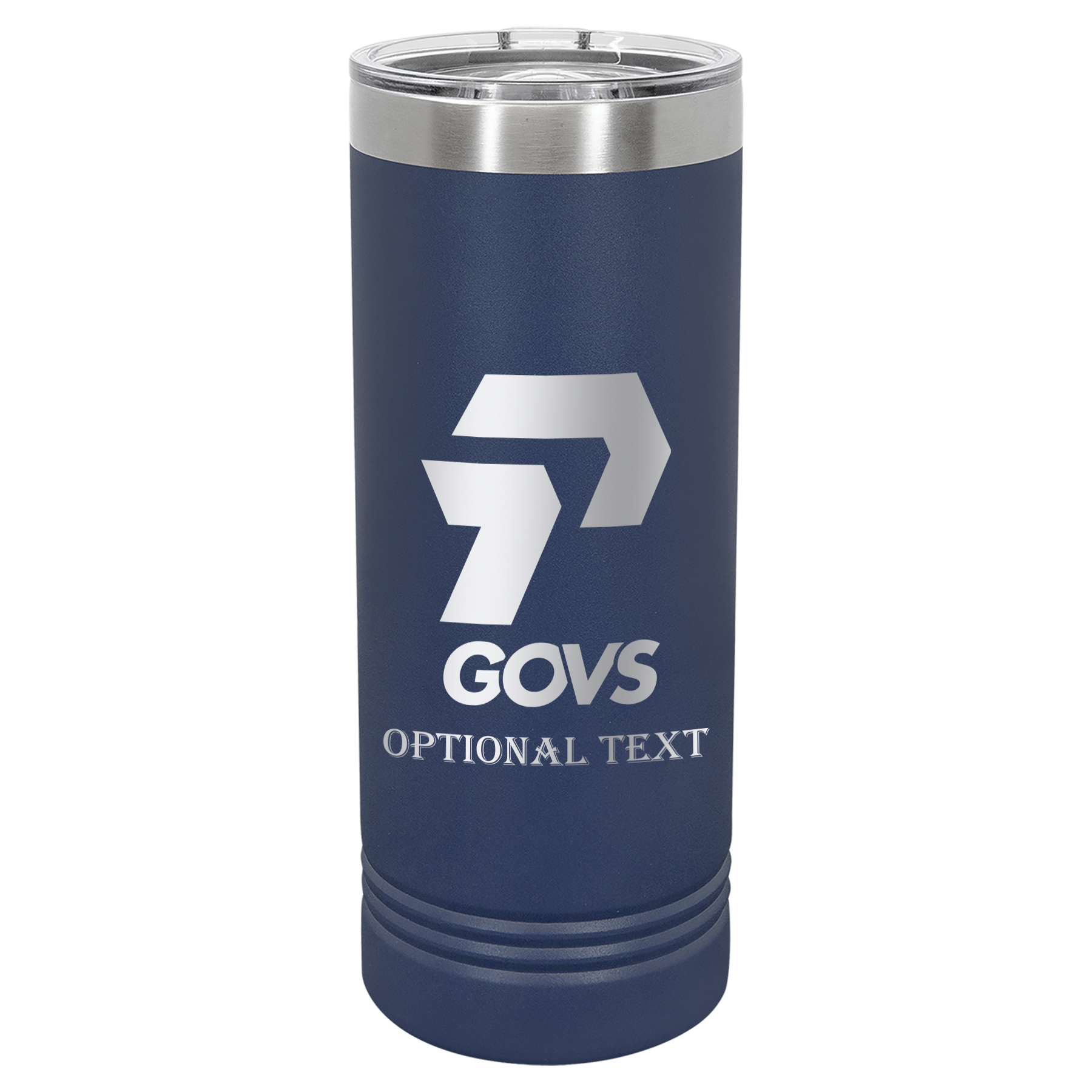 22 oz Skinny Tumbler - T.F. Riggs P with Govs