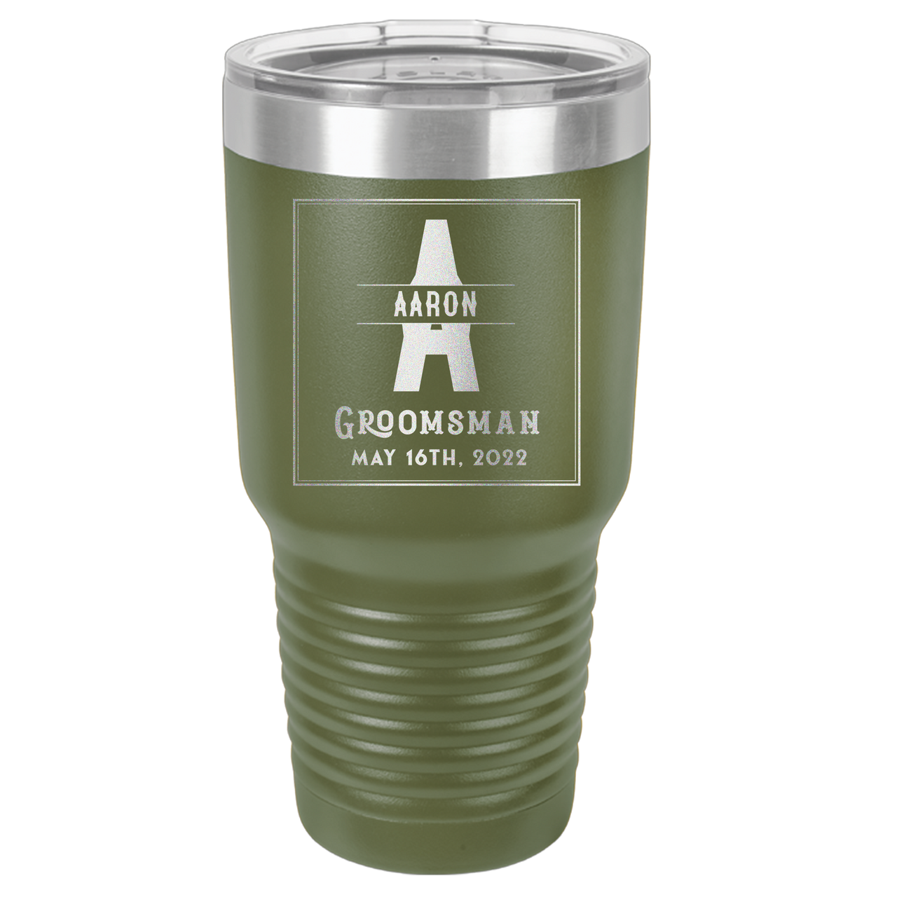 Personalized Custom Name Tumbler for Groomsmen Gifts