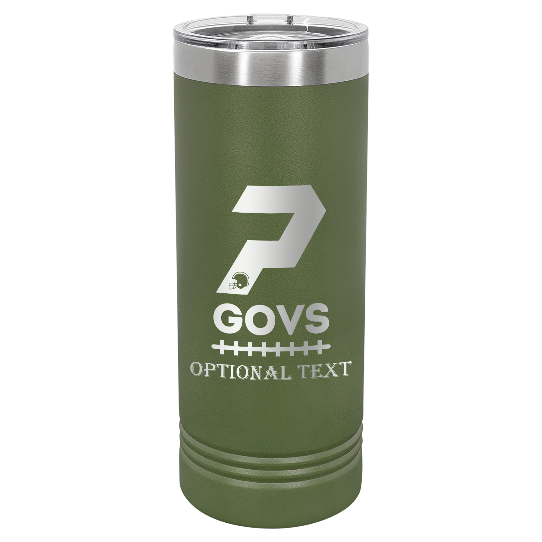 22 oz Skinny Tumbler - T.F. Riggs P with Govs