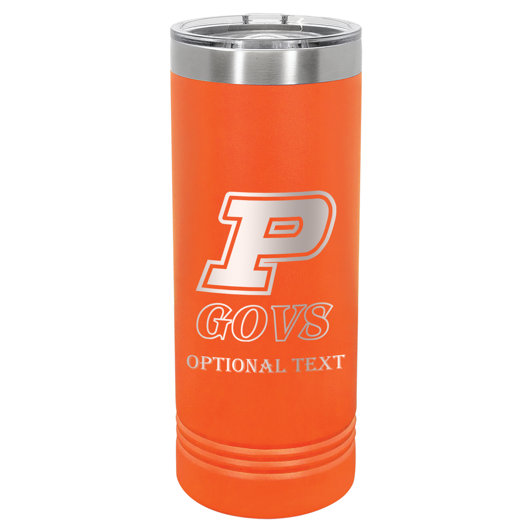 22 oz Skinny Tumbler - T.F. Riggs P with Govs