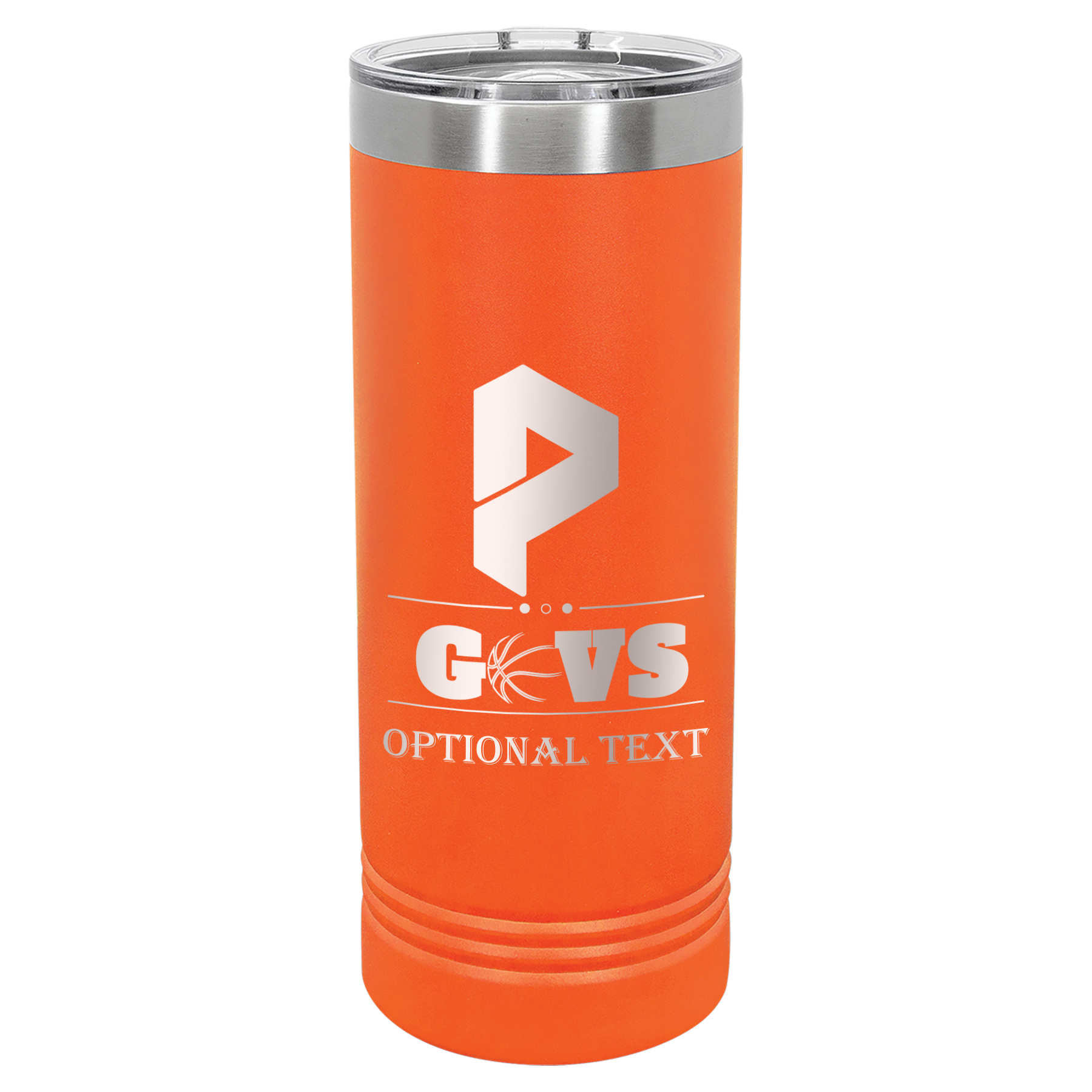 22 oz Skinny Tumbler - T.F. Riggs P with Govs