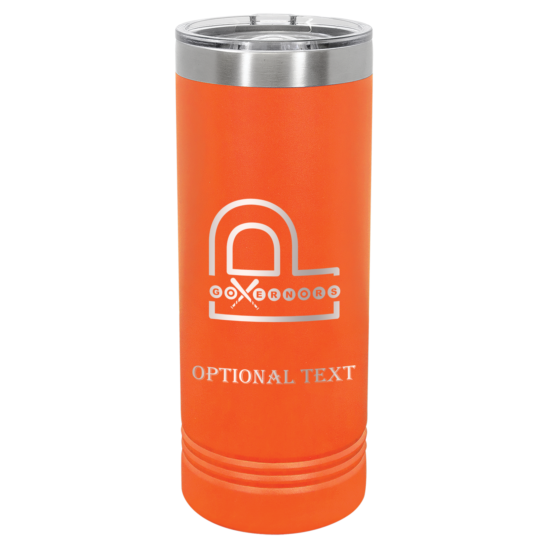 22 oz Skinny Tumbler - T.F. Riggs P with Governors