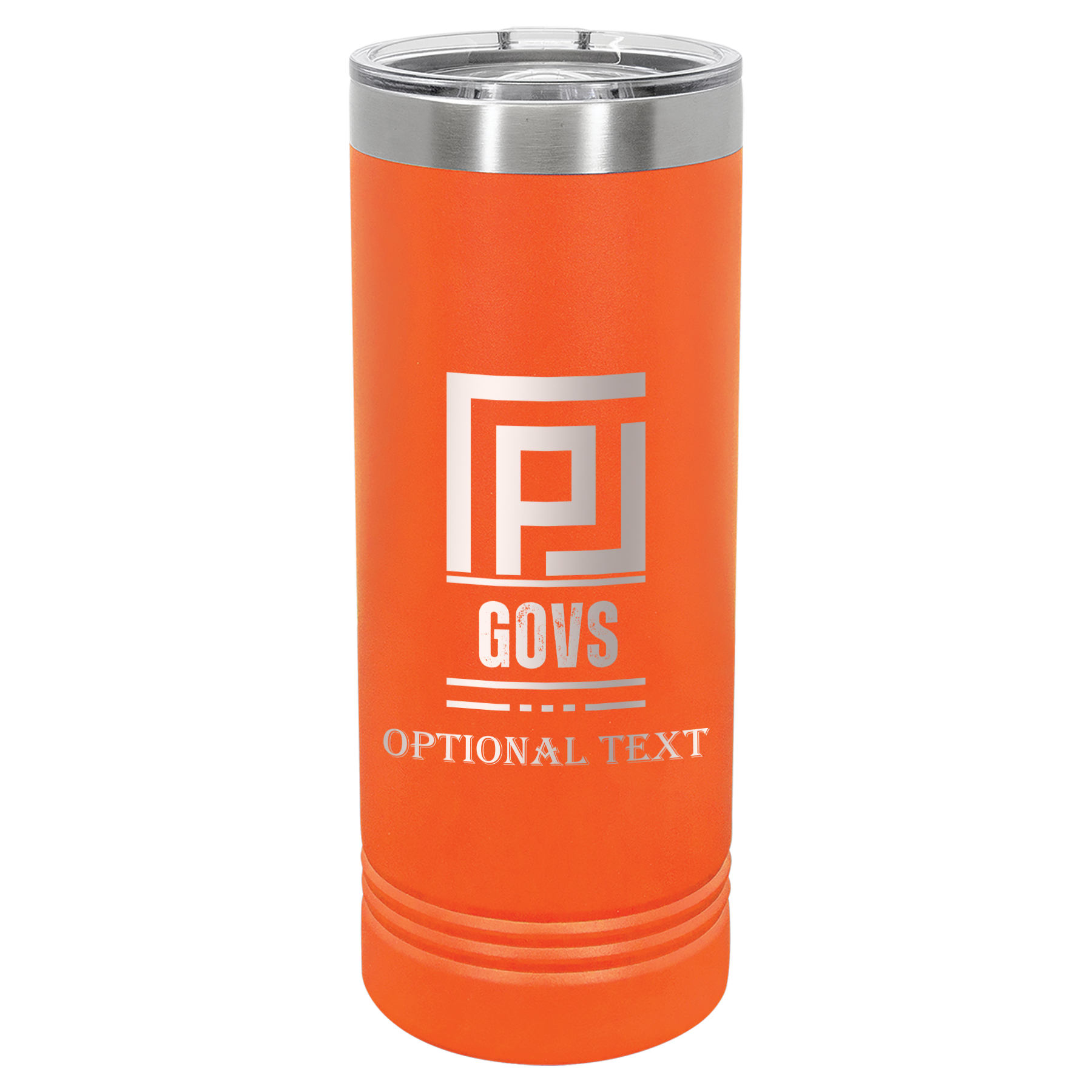 22 oz Skinny Tumbler - T.F. Riggs P with Govs