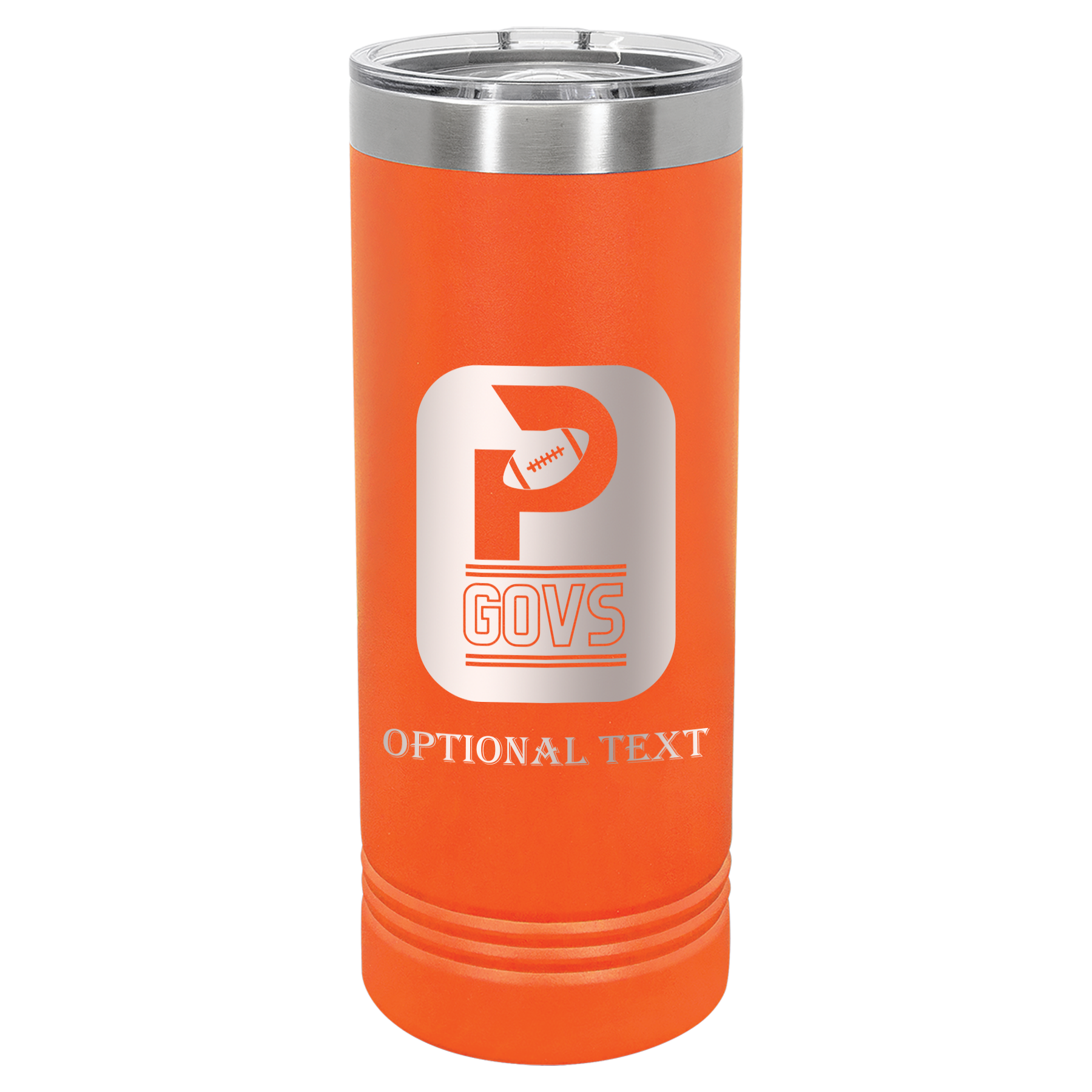 22 oz Skinny Tumbler - T.F. Riggs P with Govs