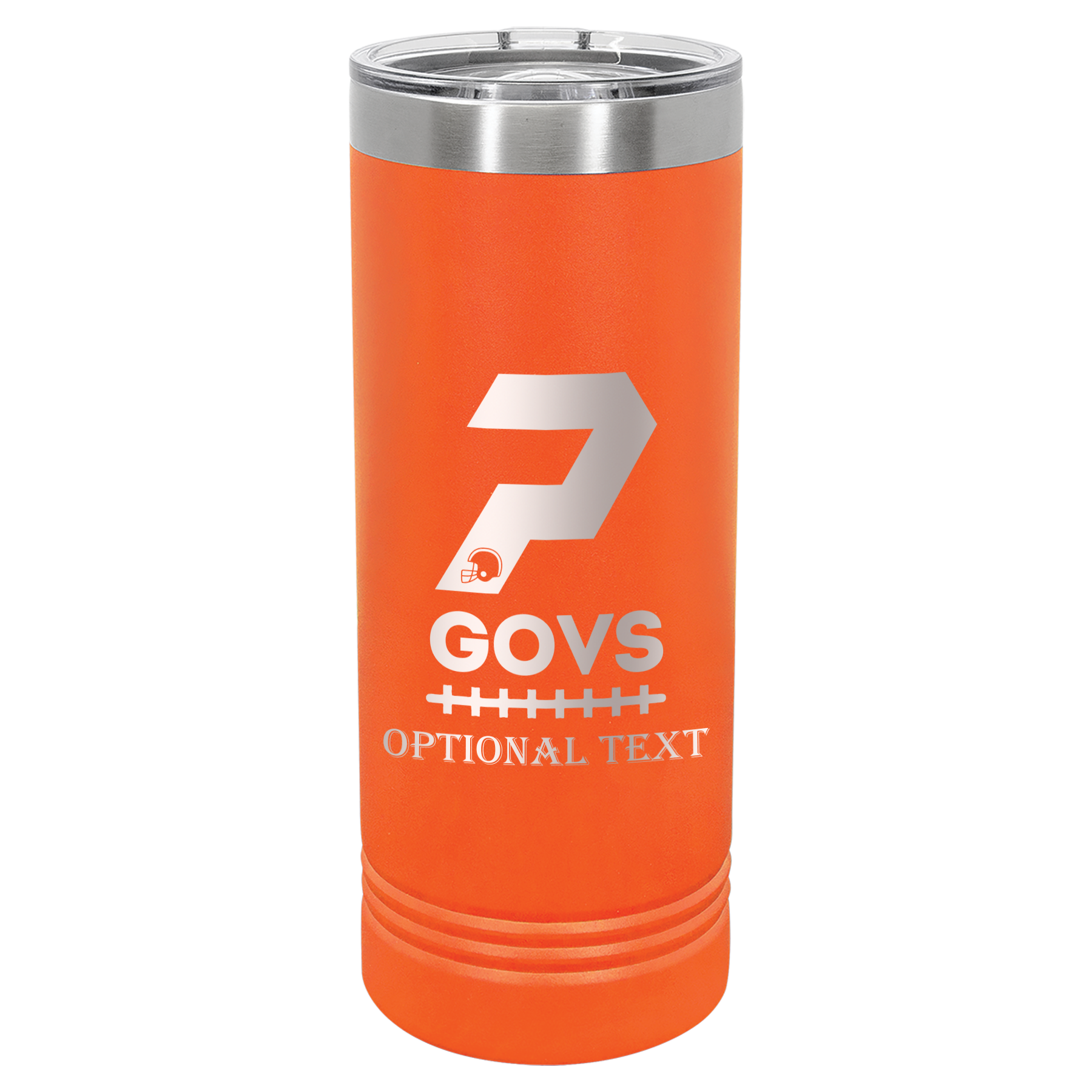 22 oz Skinny Tumbler - T.F. Riggs P with Govs