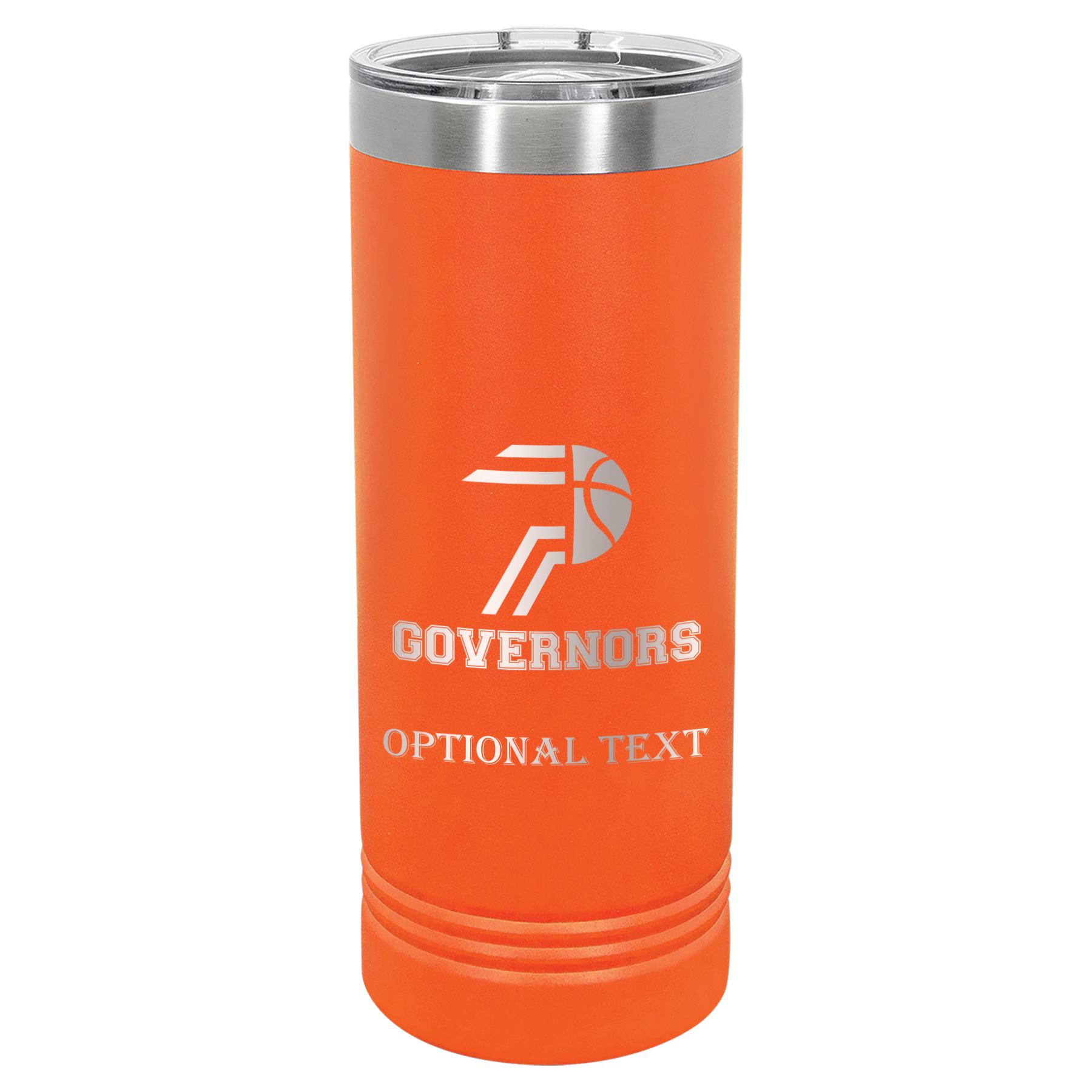 22 oz Skinny Tumbler - T.F. Riggs P with Governors