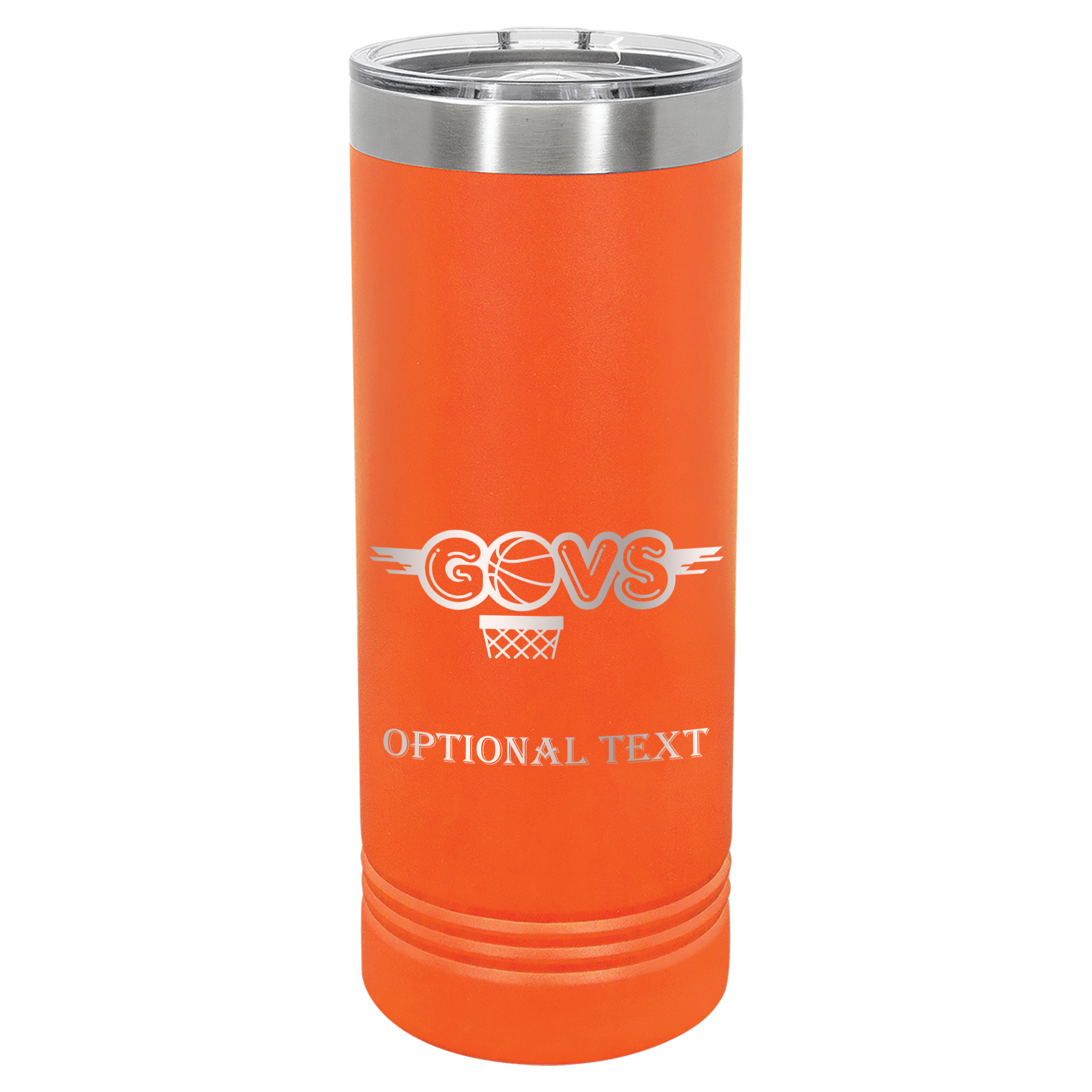 22 oz Skinny Tumbler - T.F. Riggs Govs Basketball
