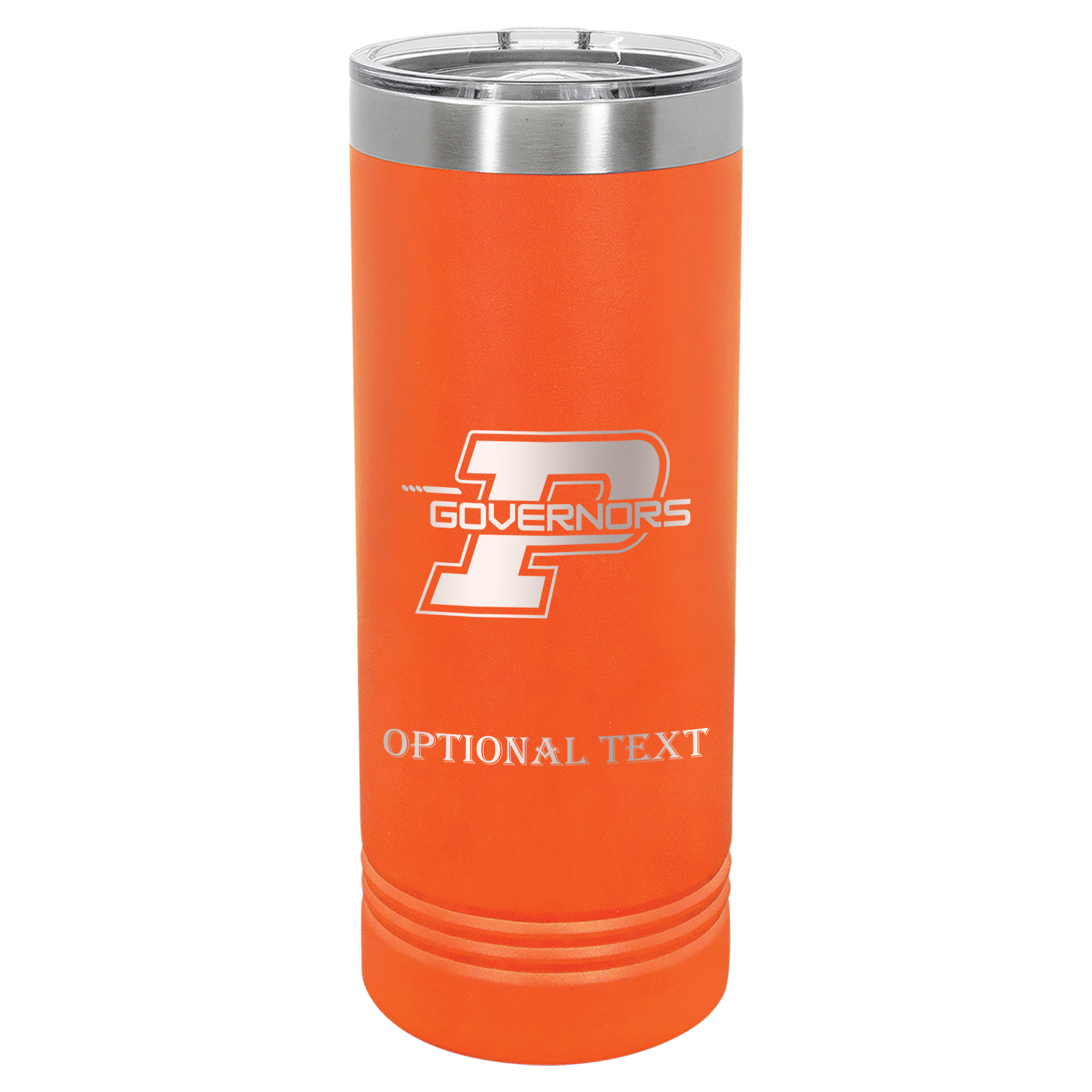 22 oz Skinny Tumbler - T.F. Riggs P with Governors