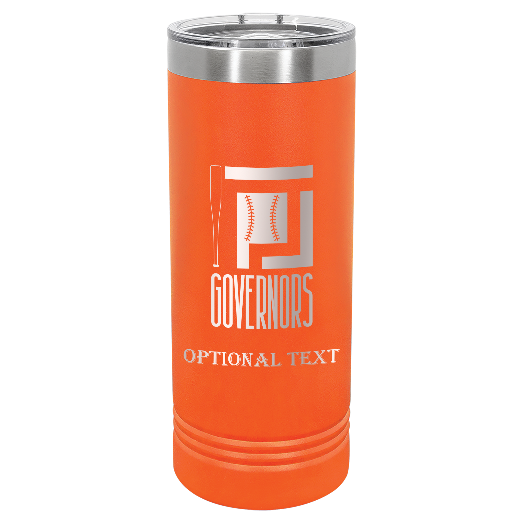 22 oz Skinny Tumbler - T.F. Riggs P with Governors
