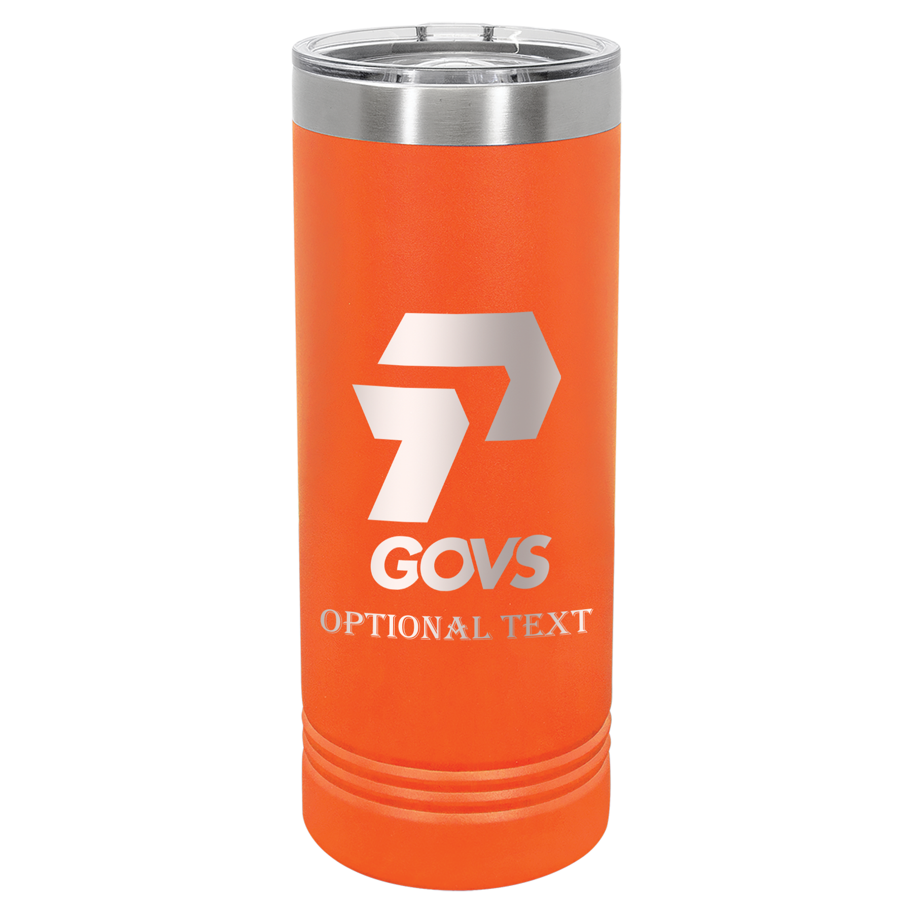 22 oz Skinny Tumbler - T.F. Riggs P with Govs